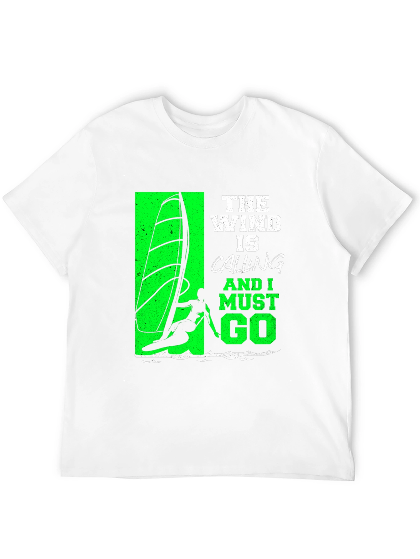 Wind Is Calling T-Shirt - Surfing Tee