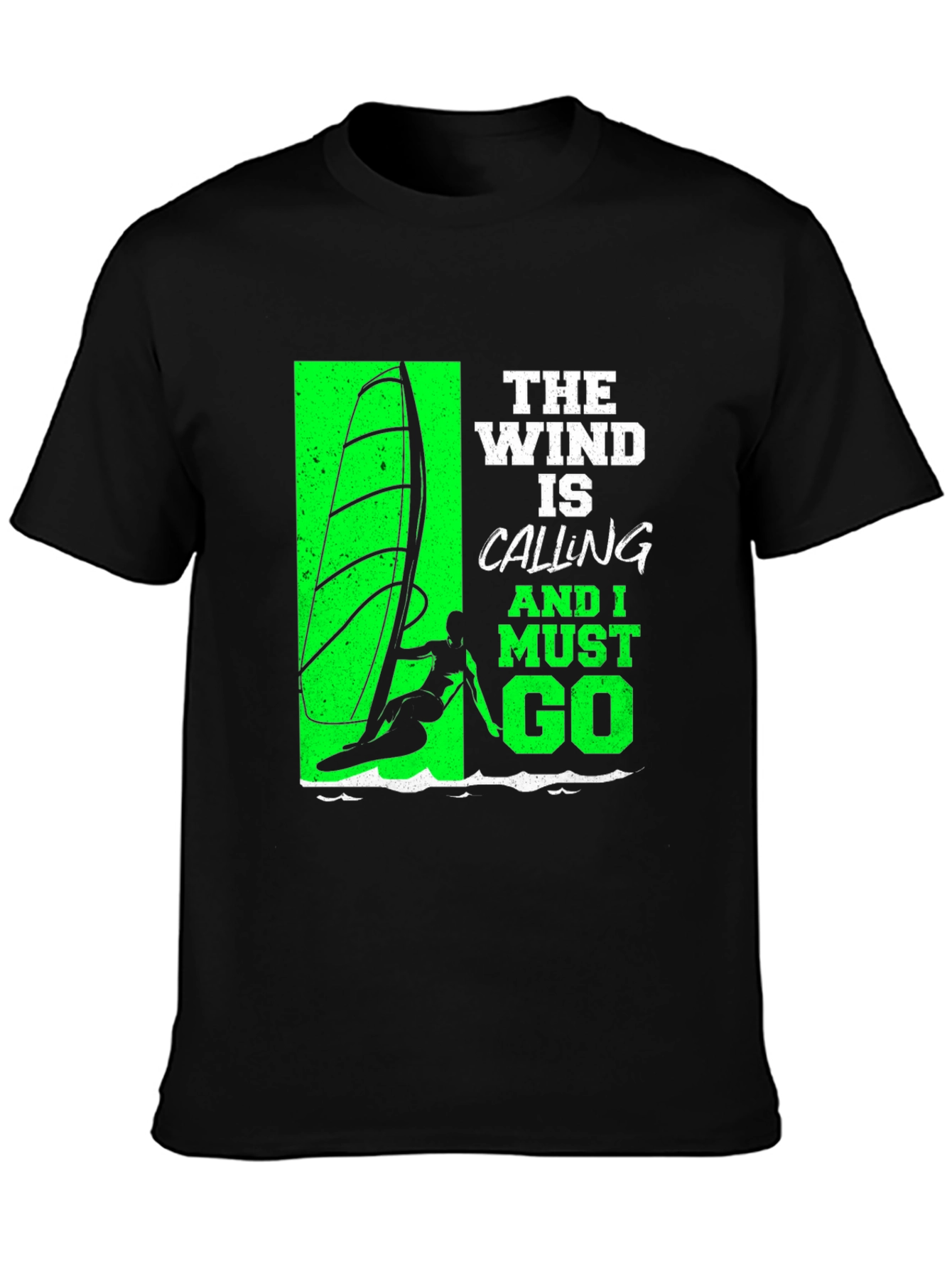 Wind Is Calling T-Shirt - Surfing Tee