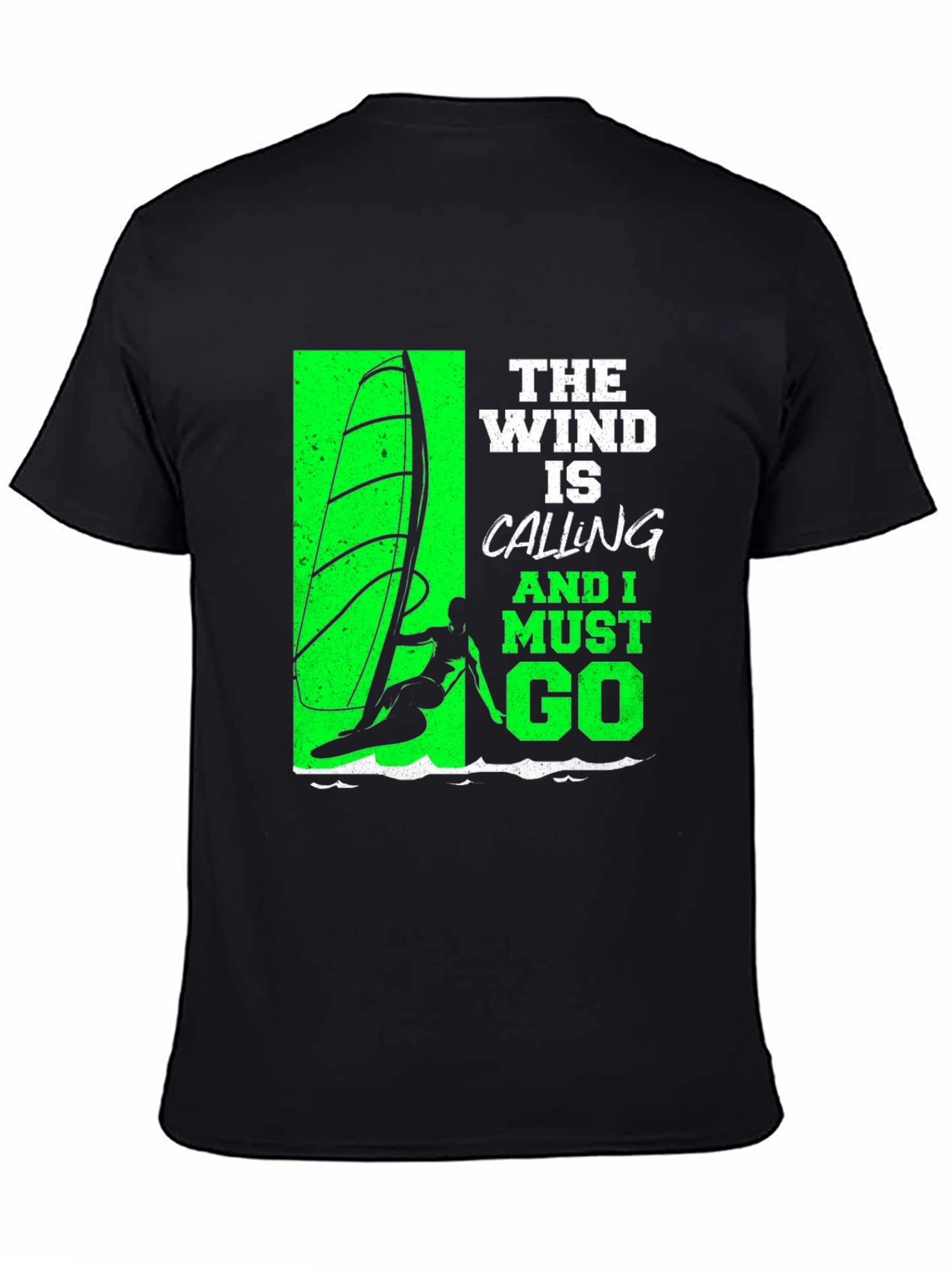 Wind Is Calling T-Shirt - Surfing Tee