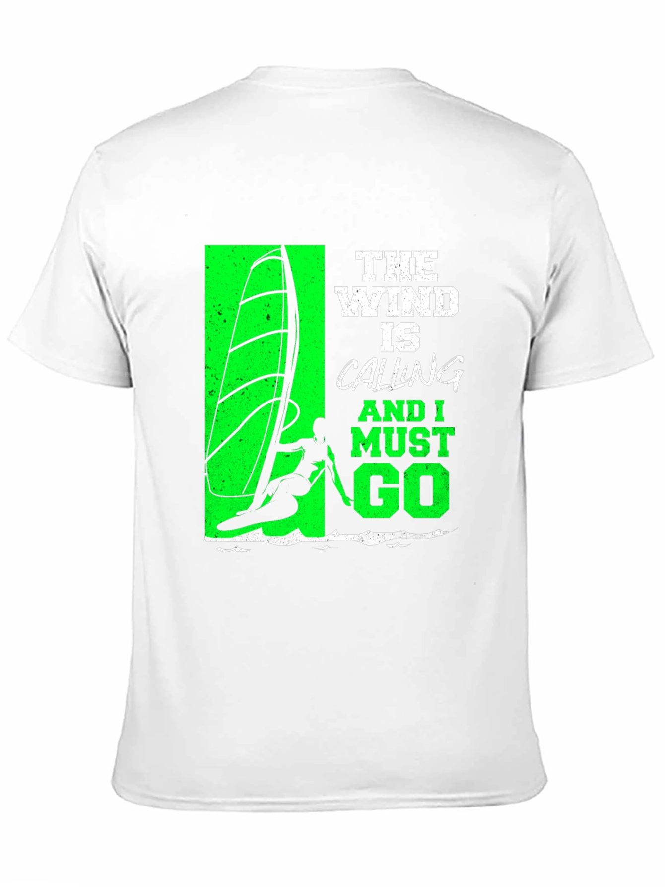 Wind Is Calling T-Shirt - Surfing Tee