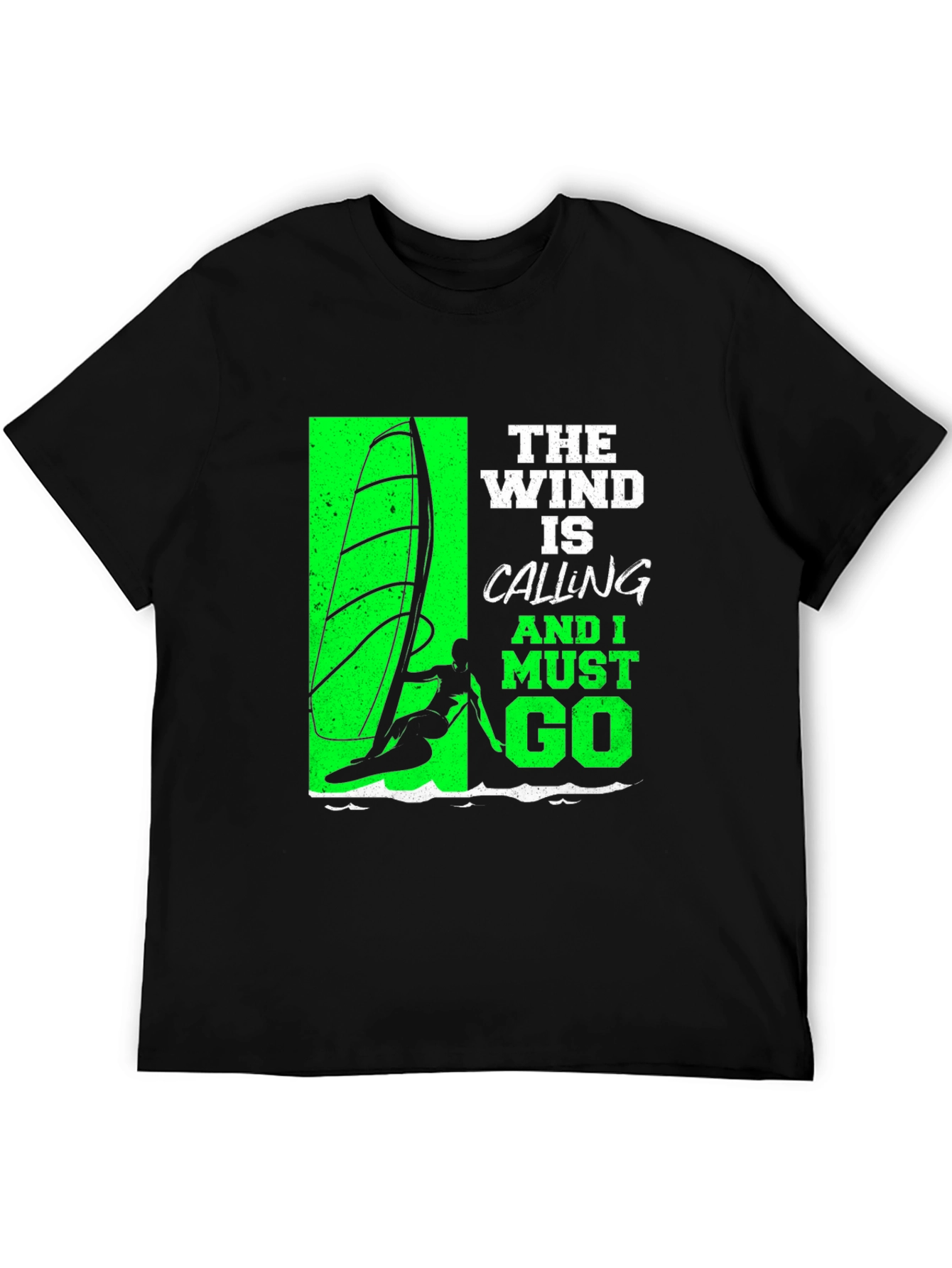 Wind Is Calling T-Shirt - Surfing Tee