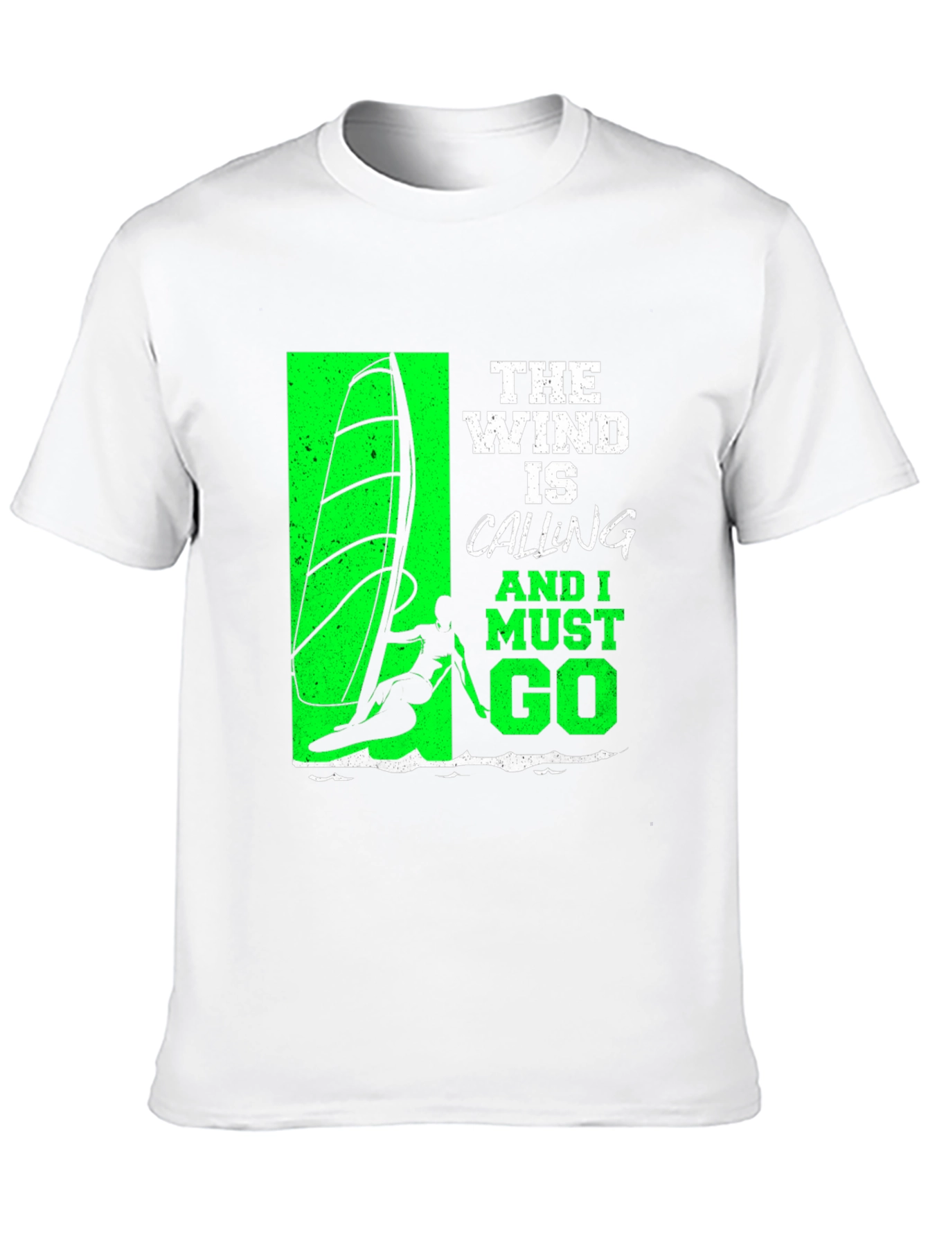 Wind Is Calling T-Shirt - Surfing Tee
