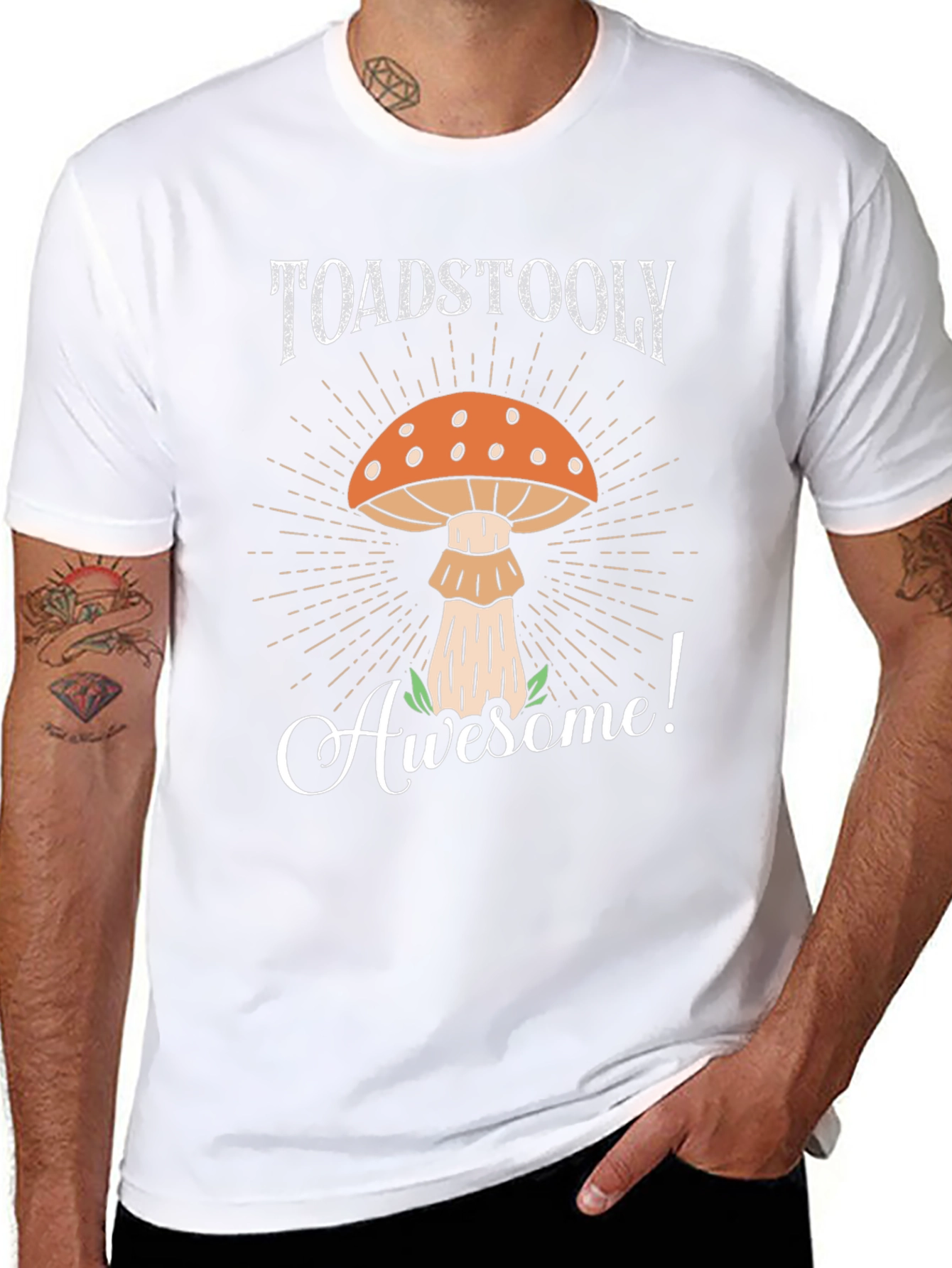 Toadstool Awesome Graphic T-Shirt