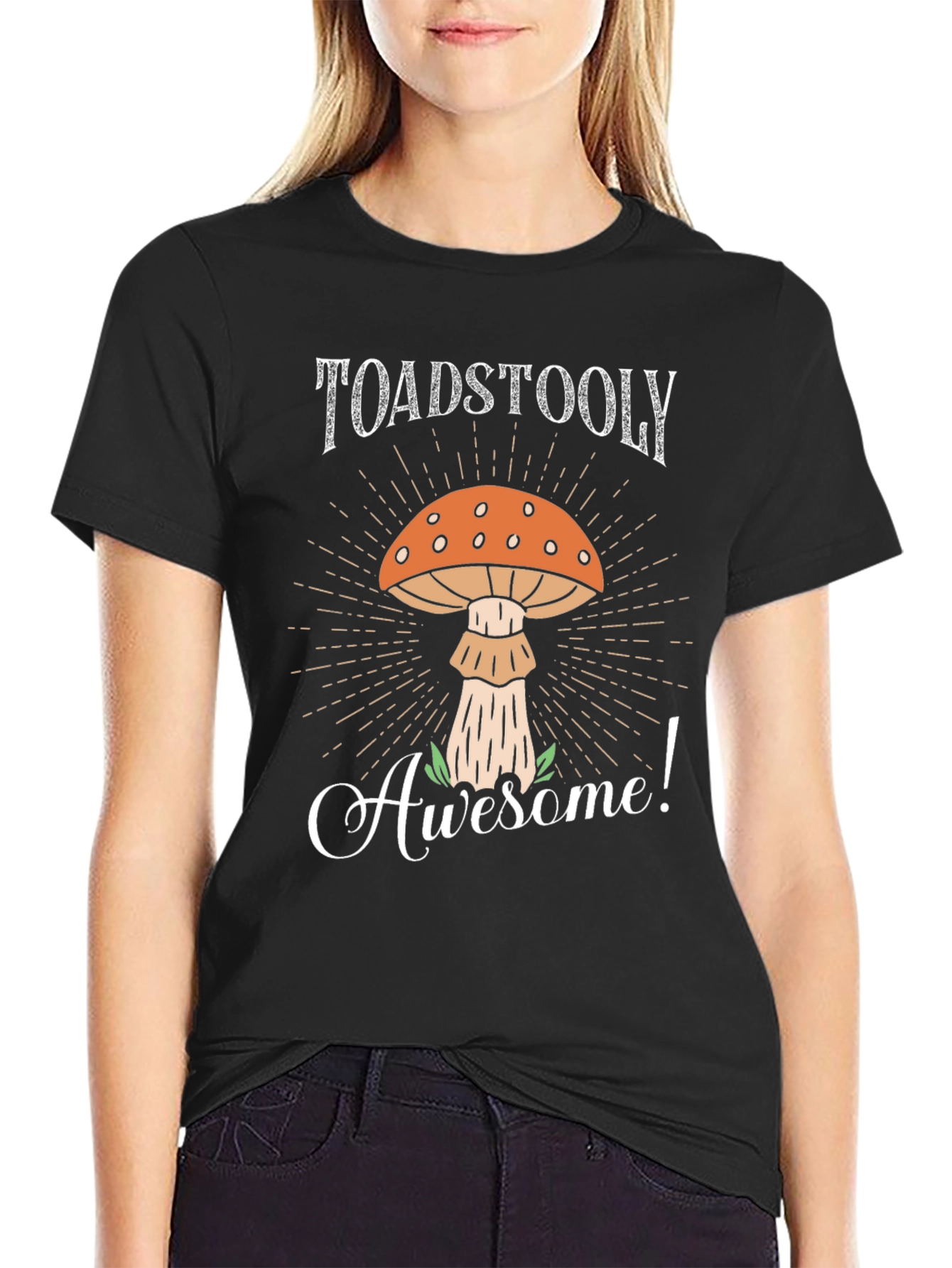 Toadstool Awesome Graphic T-Shirt