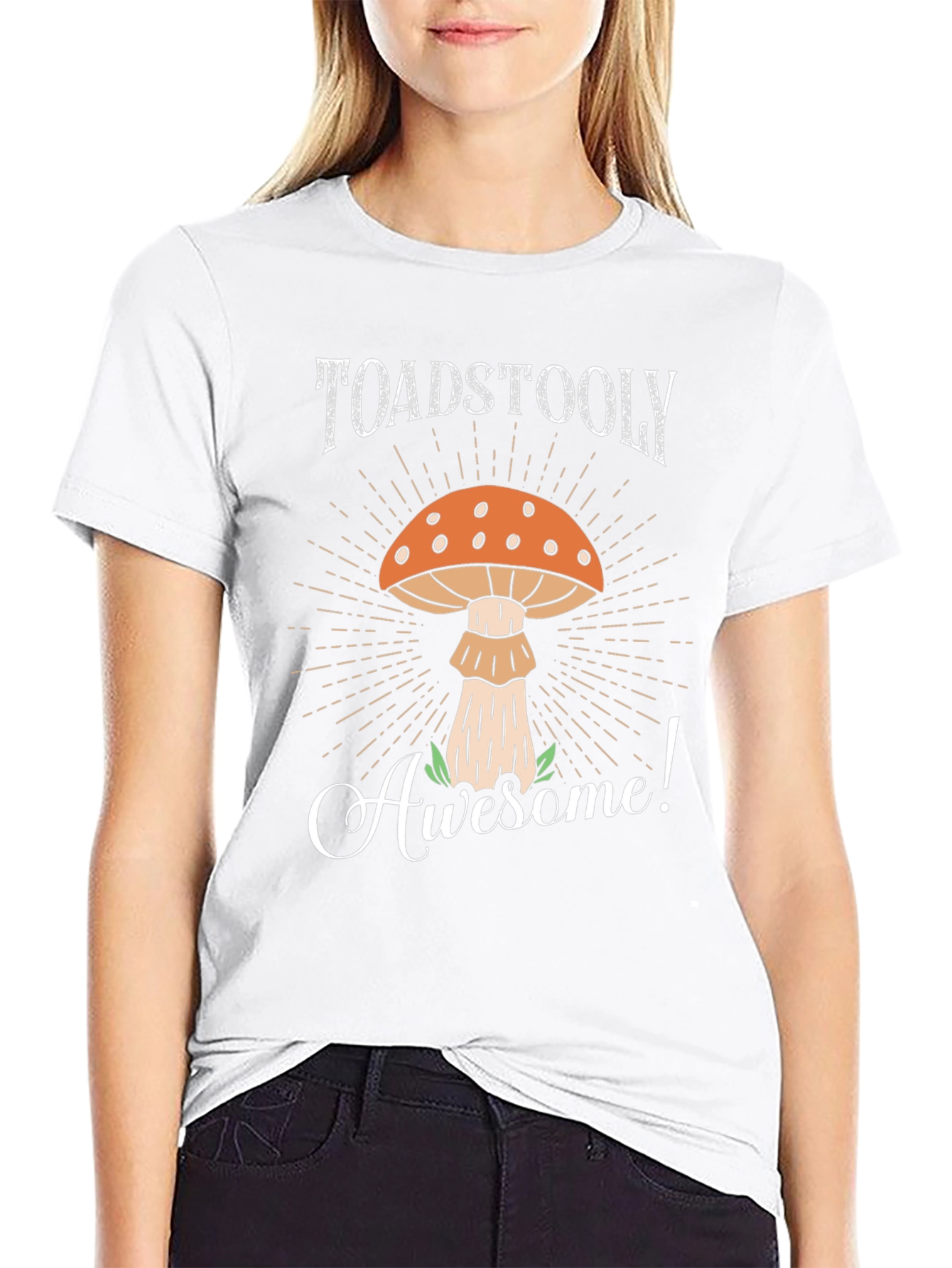 Toadstool Awesome Graphic T-Shirt