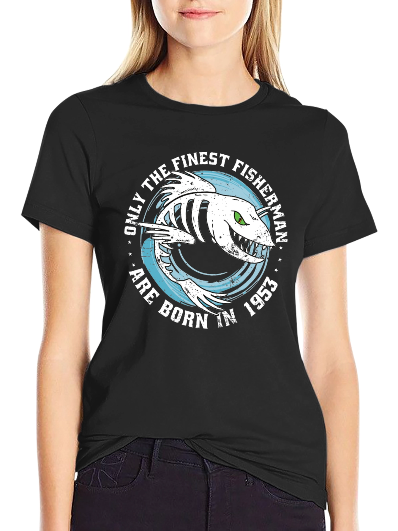 Finest Fisherman Born in 1953 T-Shirt
