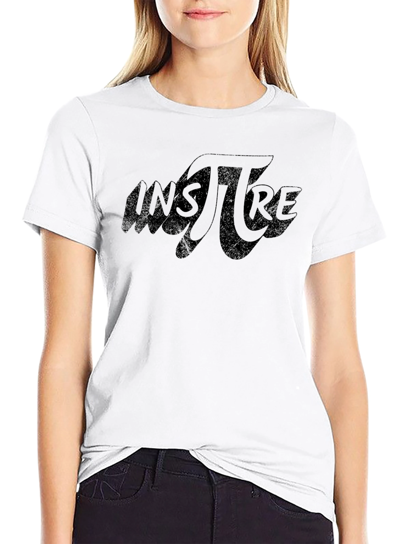 Inspire Graphic Tee - Black Cotton T-Shirt