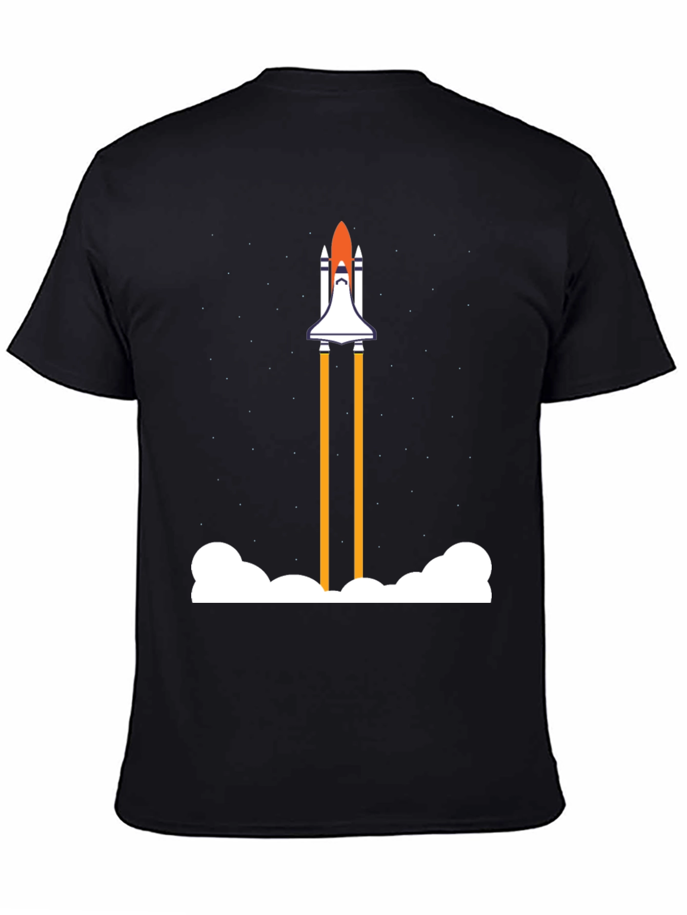 Rocket Launch Graphic Tee - Space Shuttle Shirt