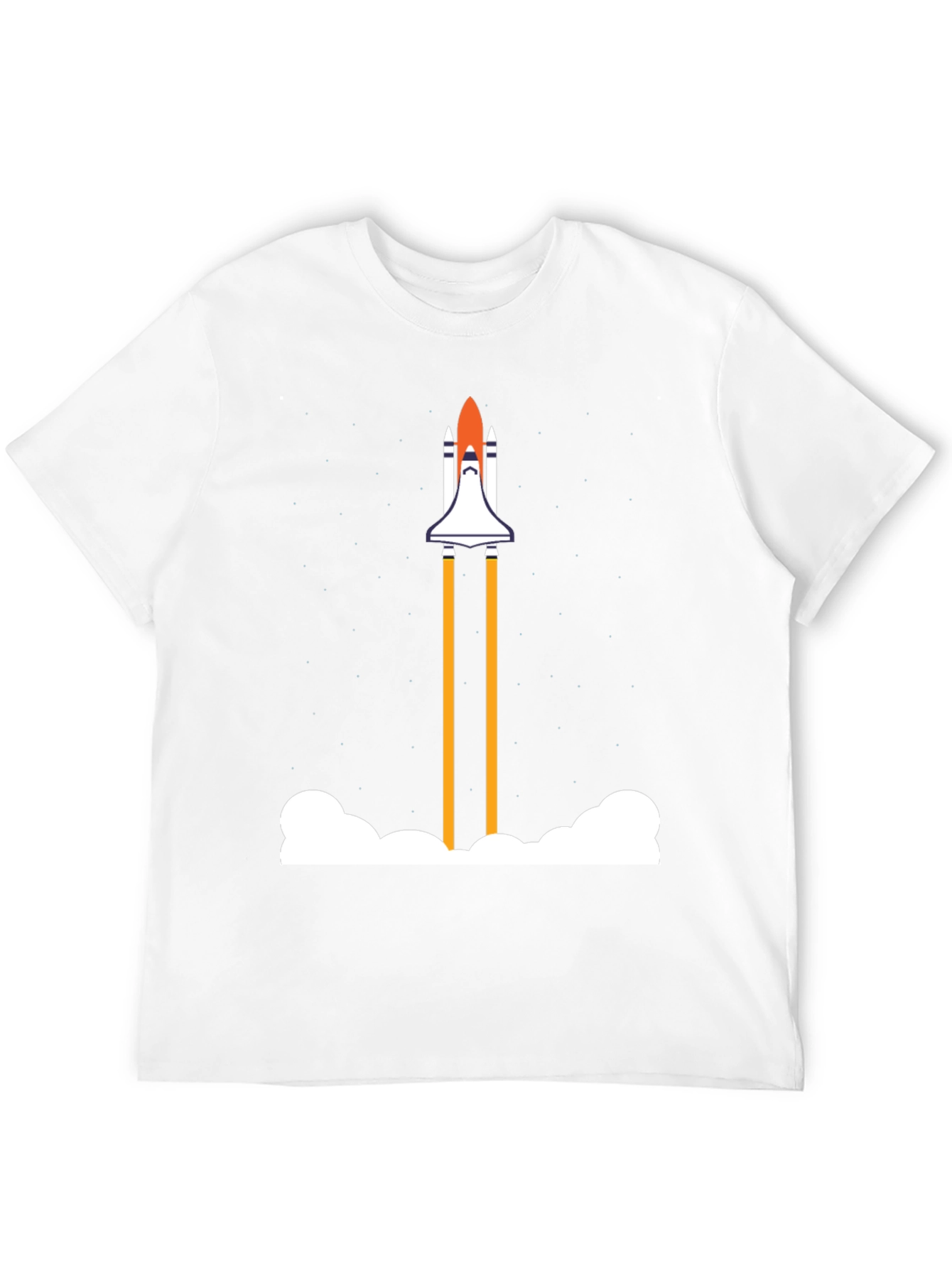 Rocket Launch Graphic Tee - Space Shuttle Shirt