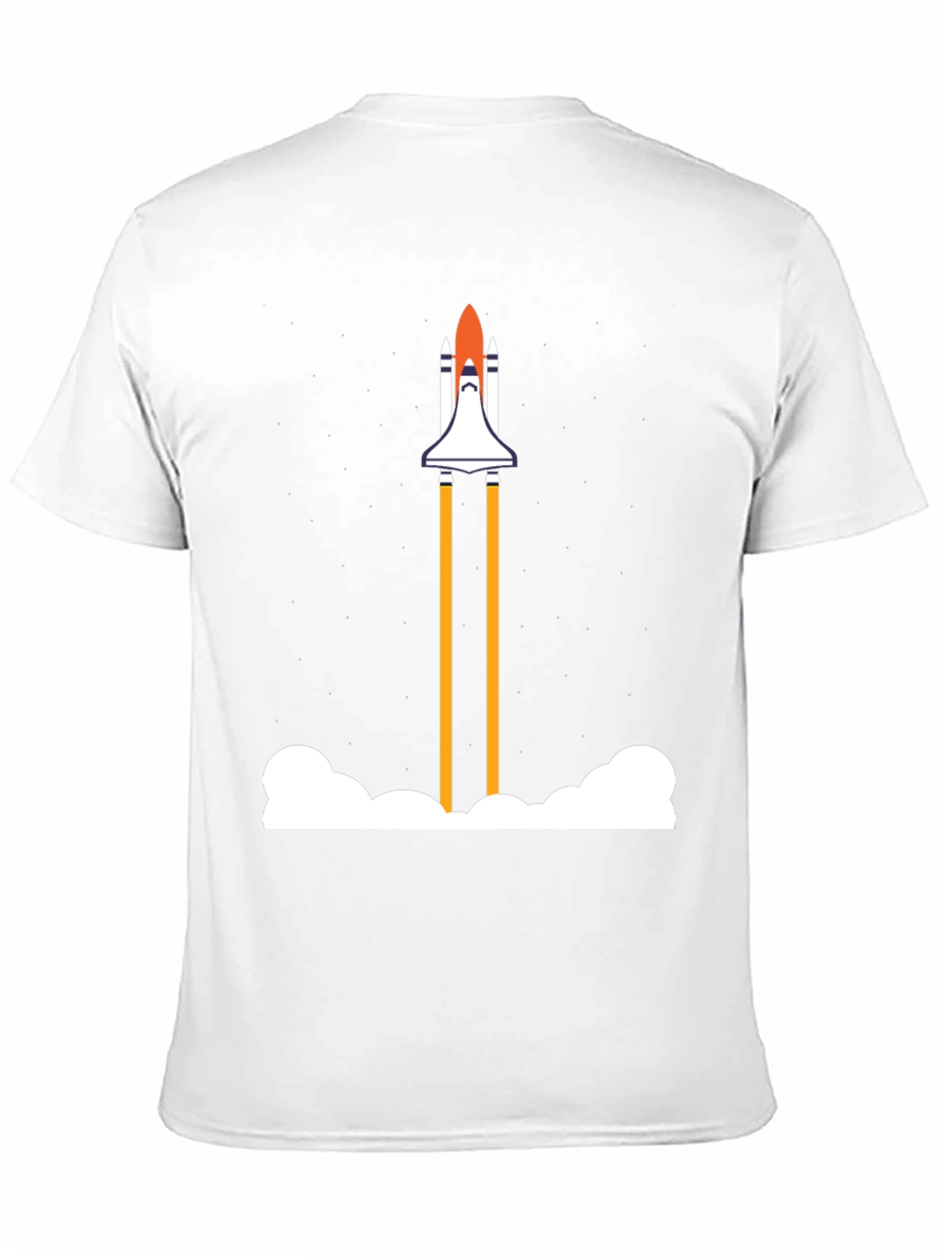 Rocket Launch Graphic Tee - Space Shuttle Shirt