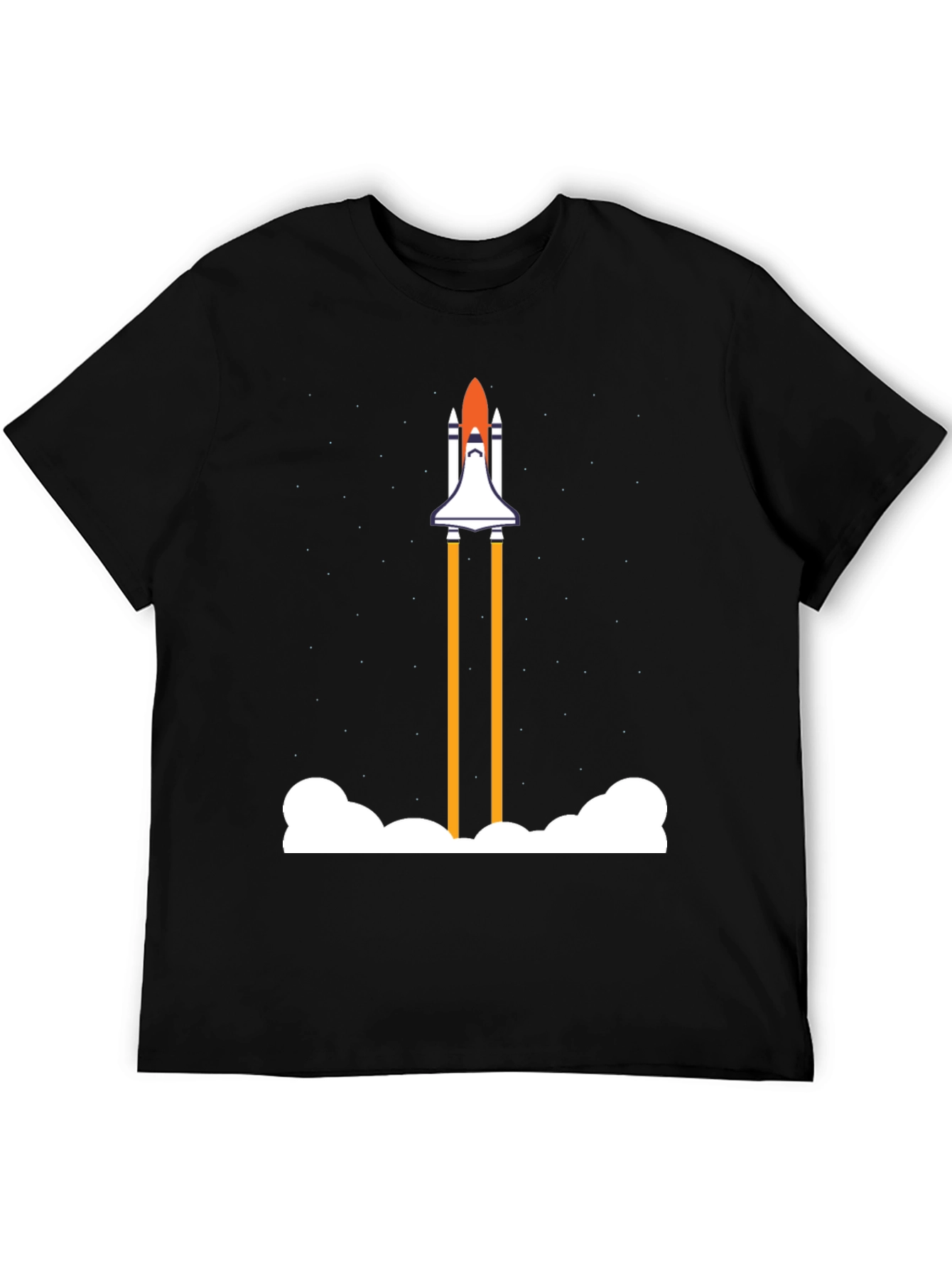Rocket Launch Graphic Tee - Space Shuttle Shirt