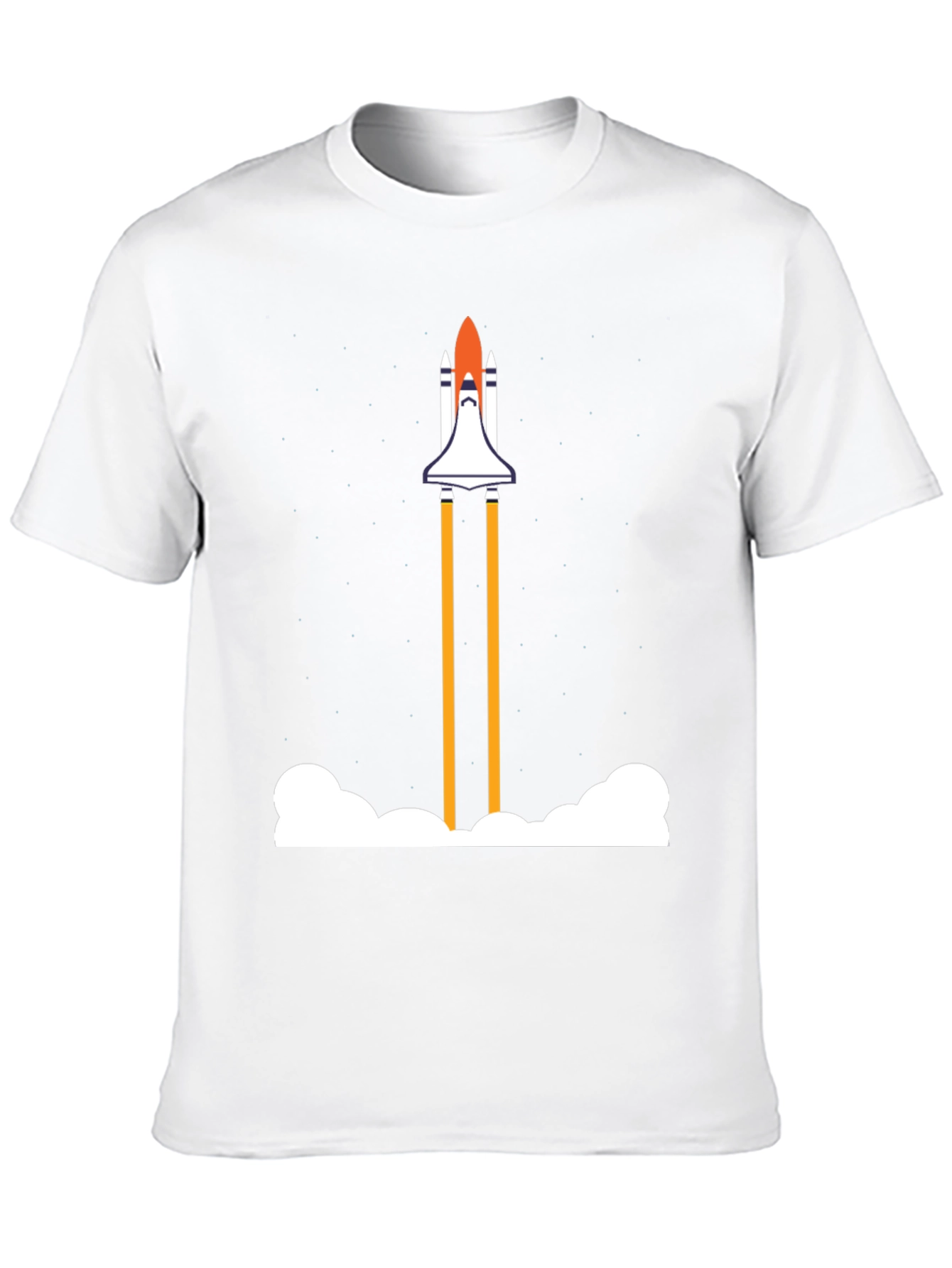 Rocket Launch Graphic Tee - Space Shuttle Shirt