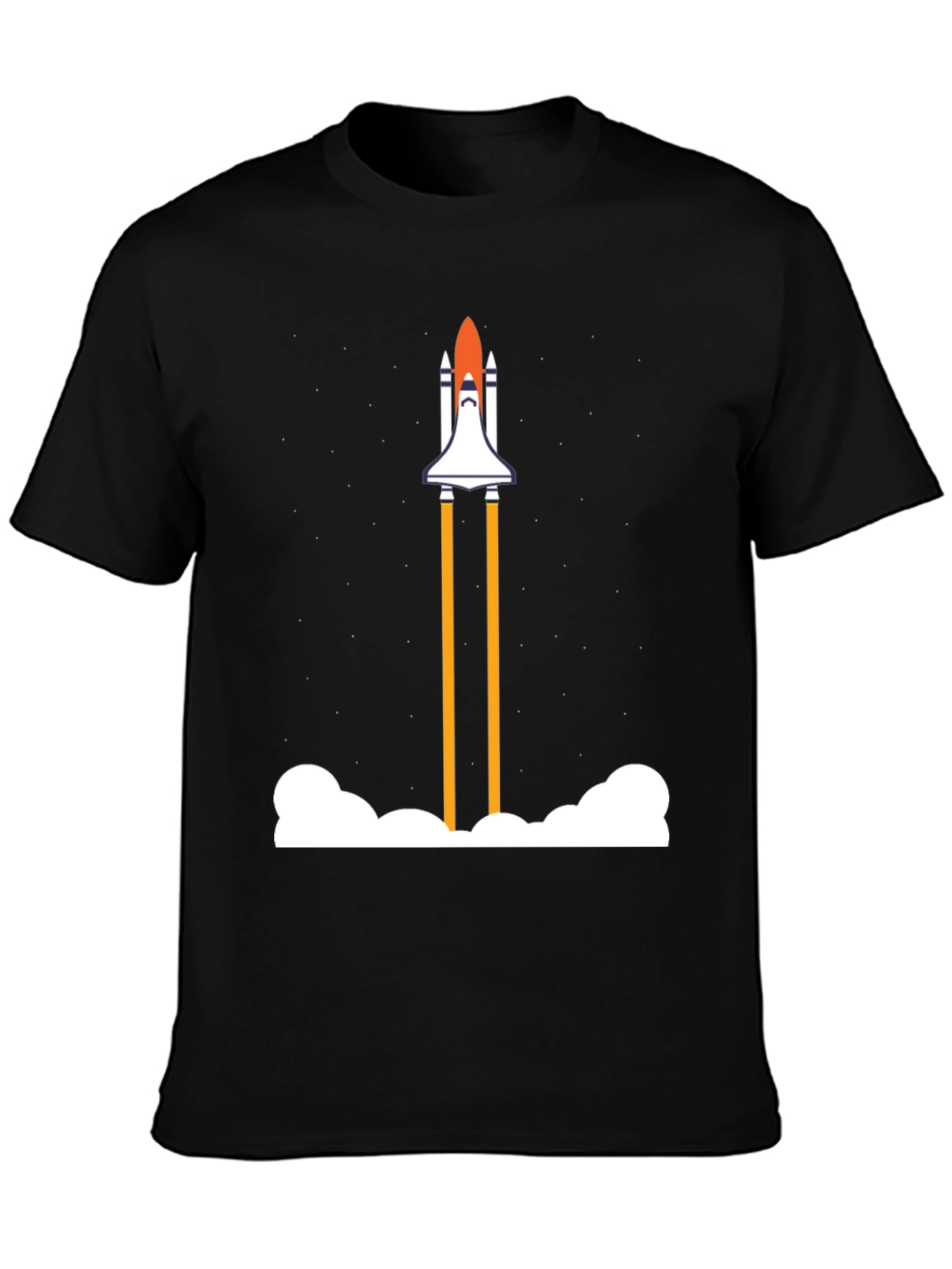 Rocket Launch Graphic Tee - Space Shuttle Shirt