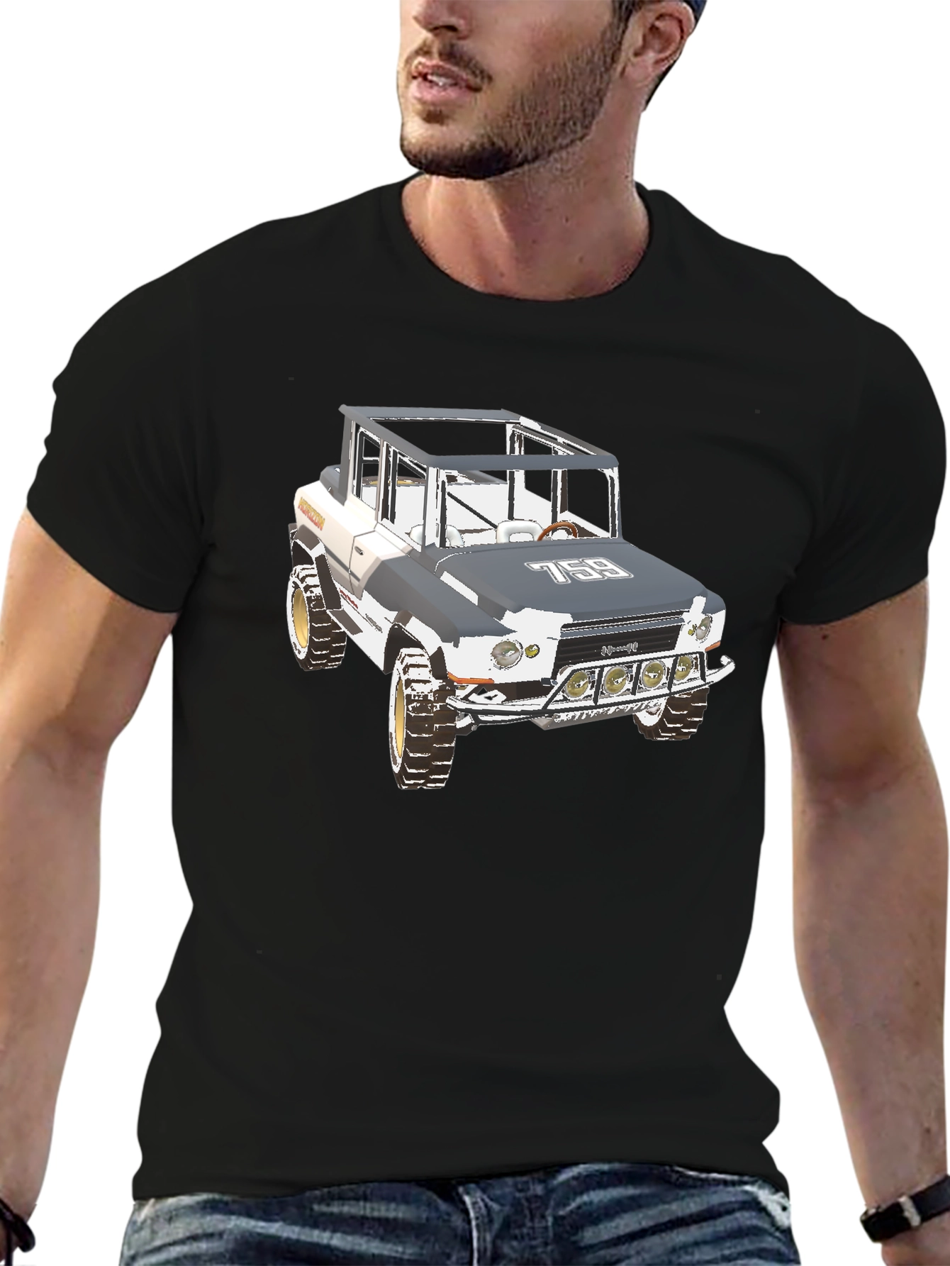 Retro Off-Road Vehicle Graphic Tee