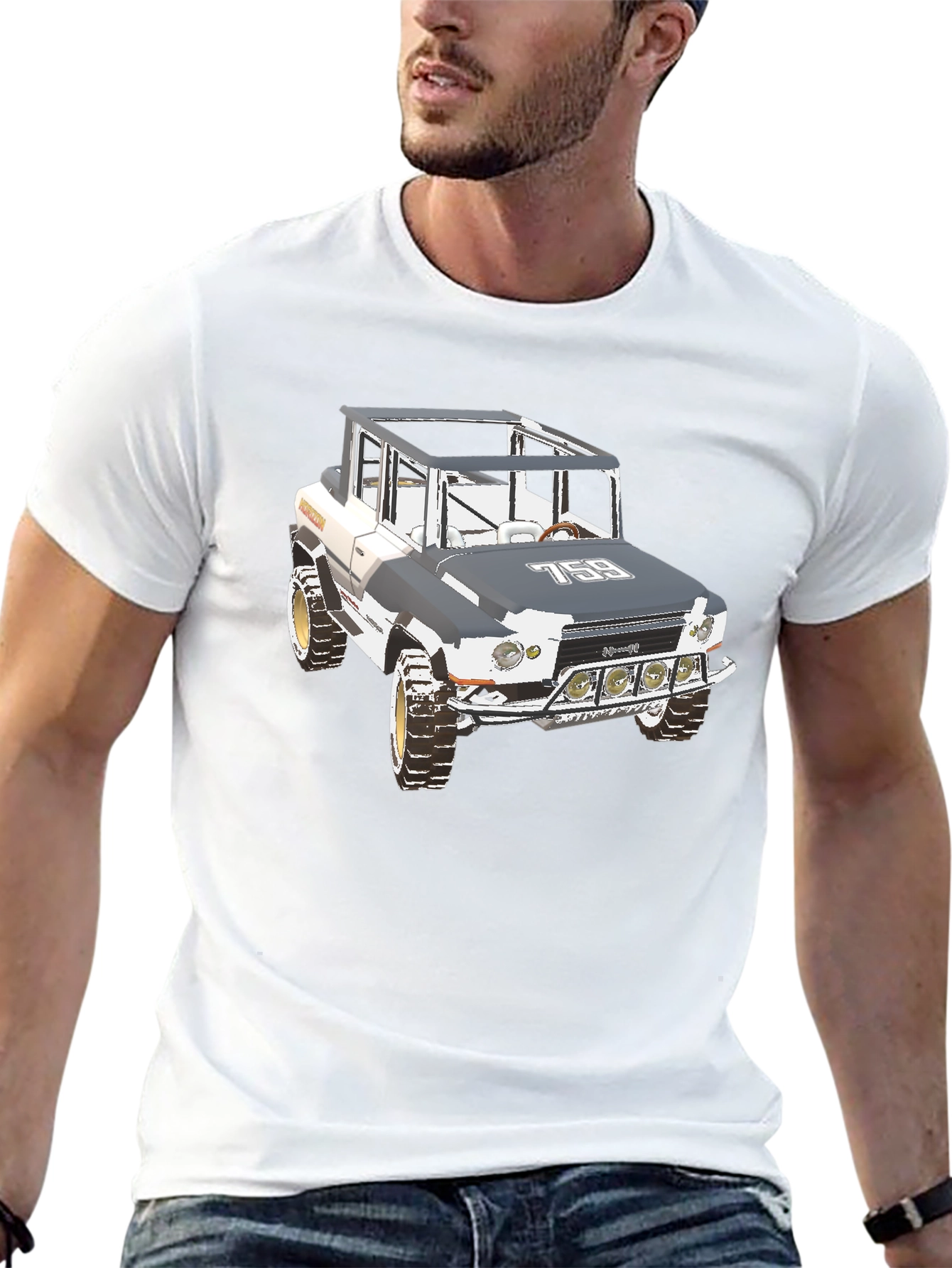 Retro Off-Road Vehicle Graphic Tee