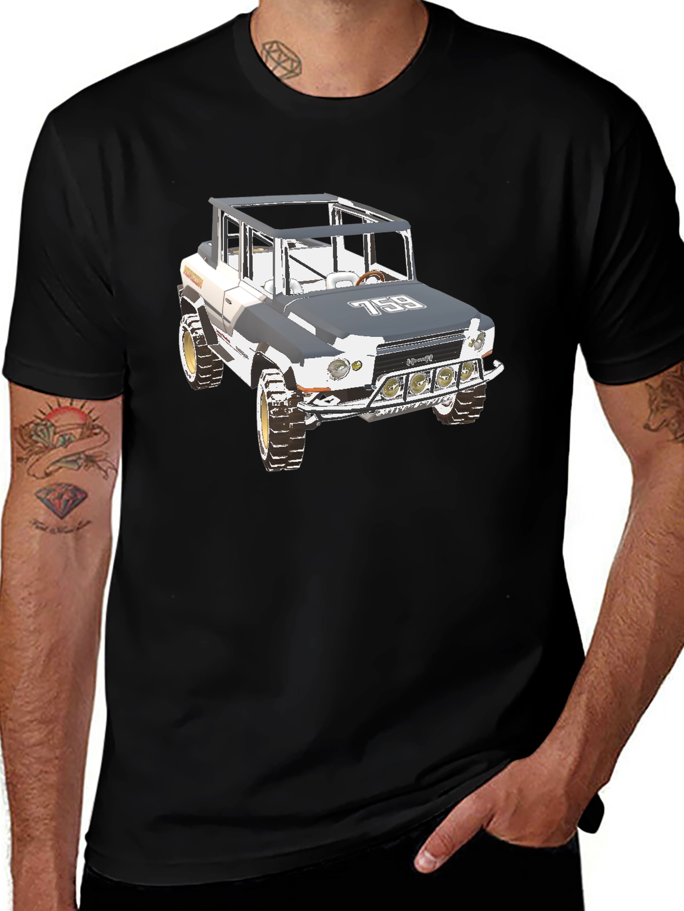 Retro Off-Road Vehicle Graphic Tee