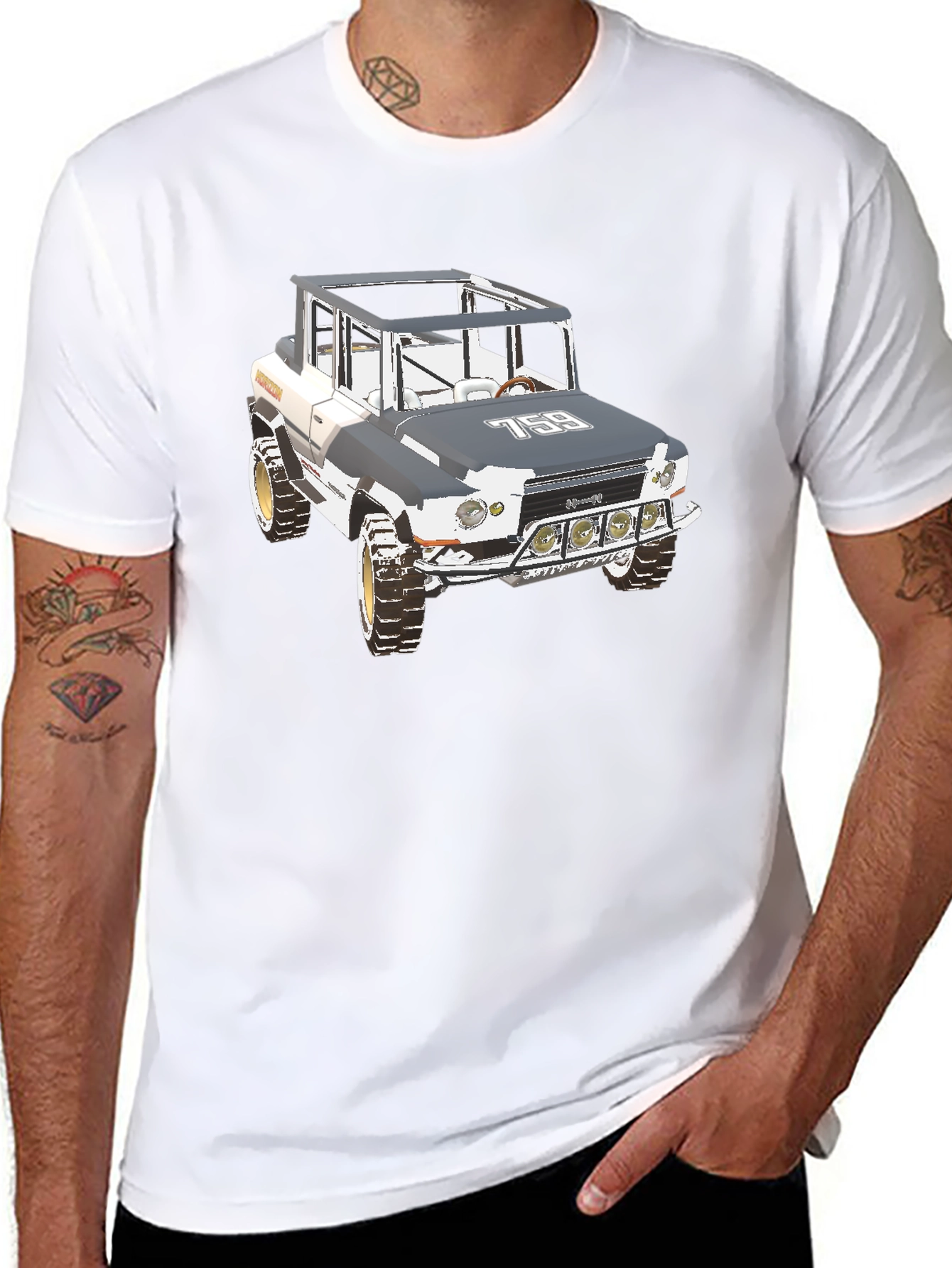 Retro Off-Road Vehicle Graphic Tee