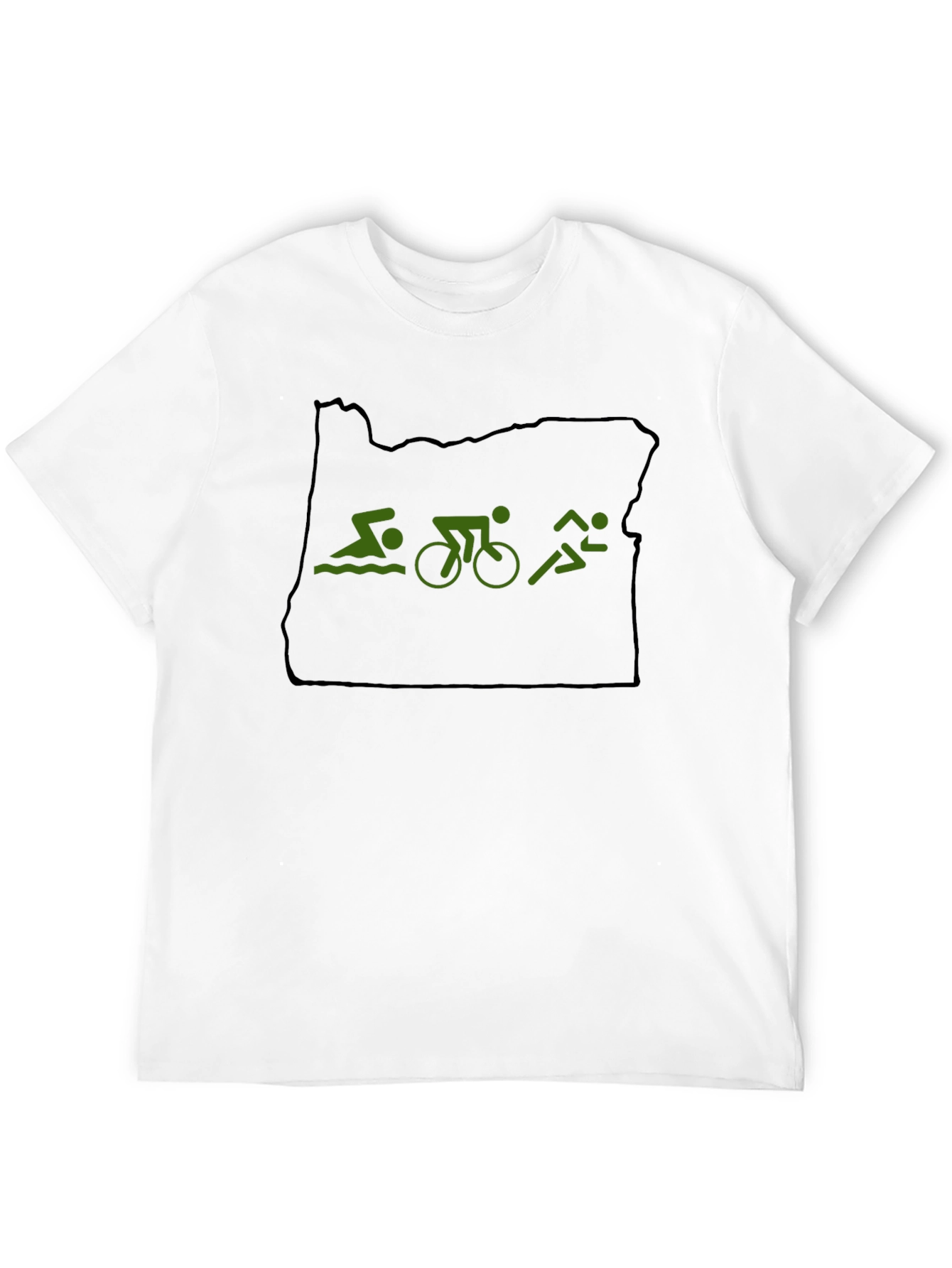 Oregon Triathlon T-Shirt - State Pride