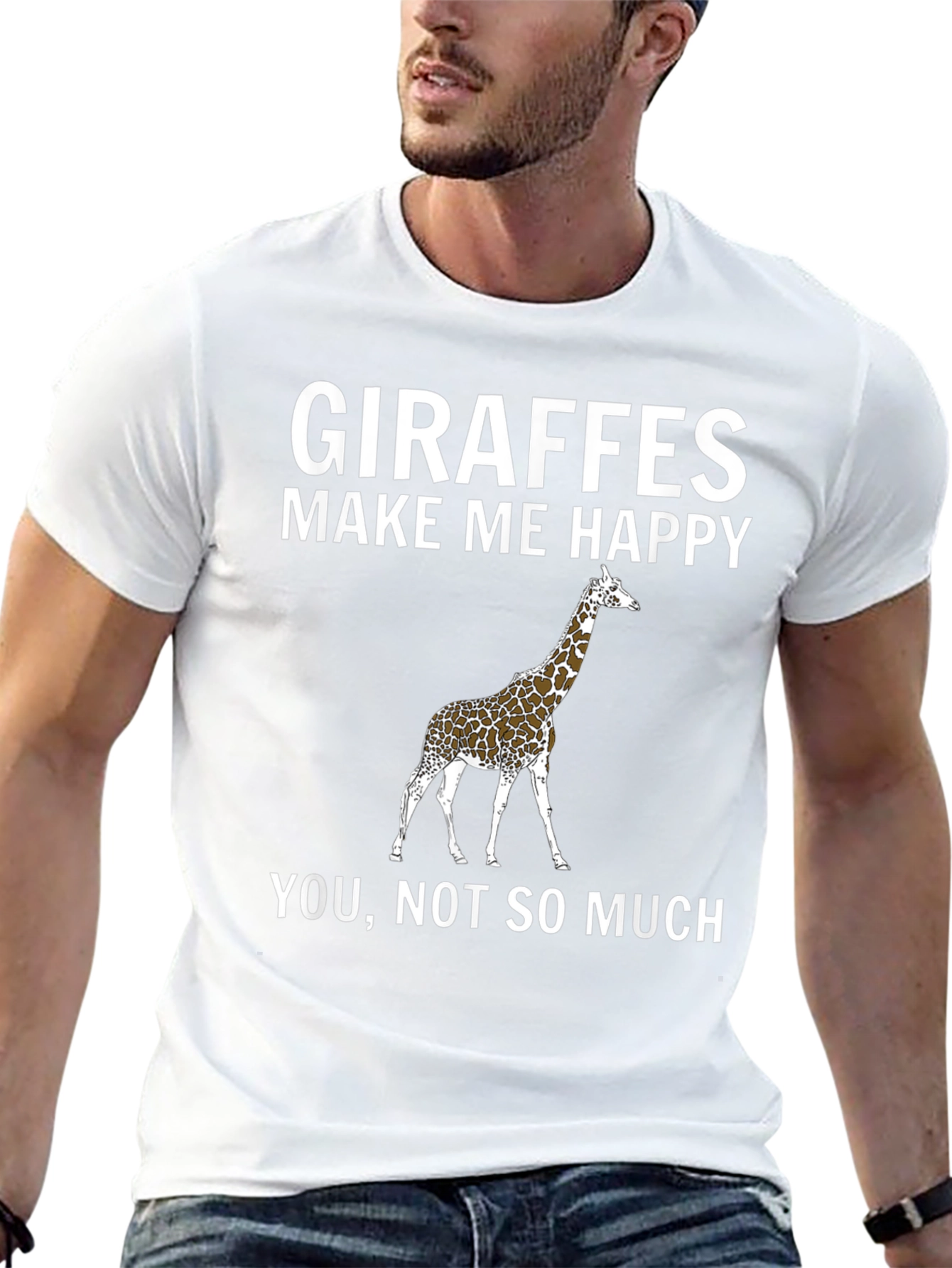 Giraffe Lover T-Shirt: Funny Unique Design
