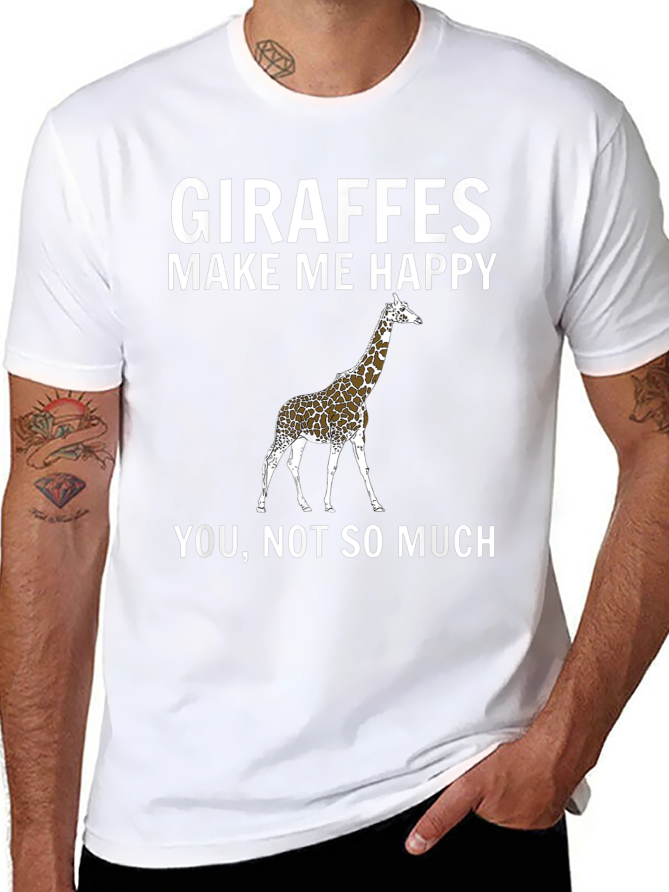 Giraffe Lover T-Shirt: Funny Unique Design