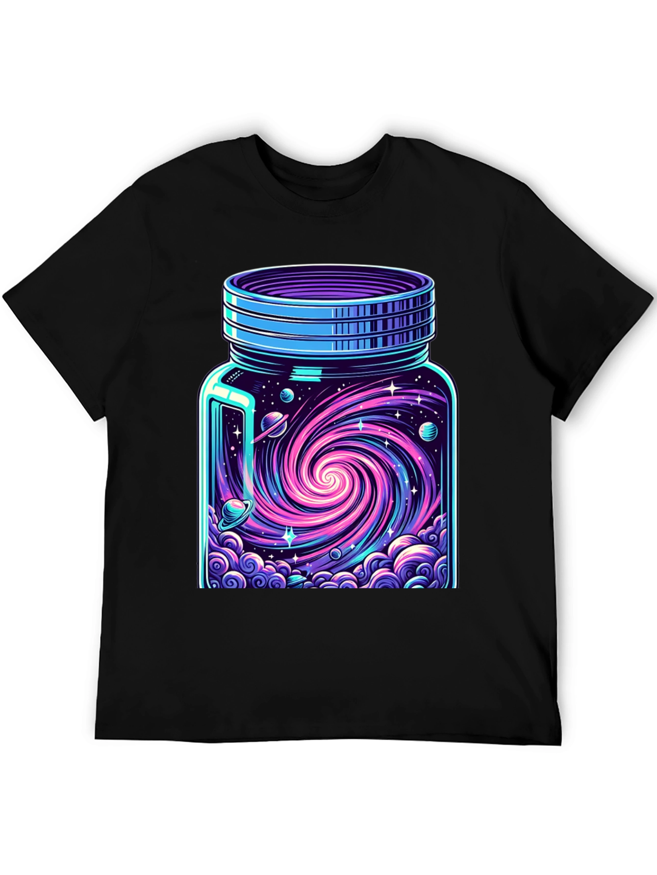 Galaxy in a Jar Graphic Tee - Black