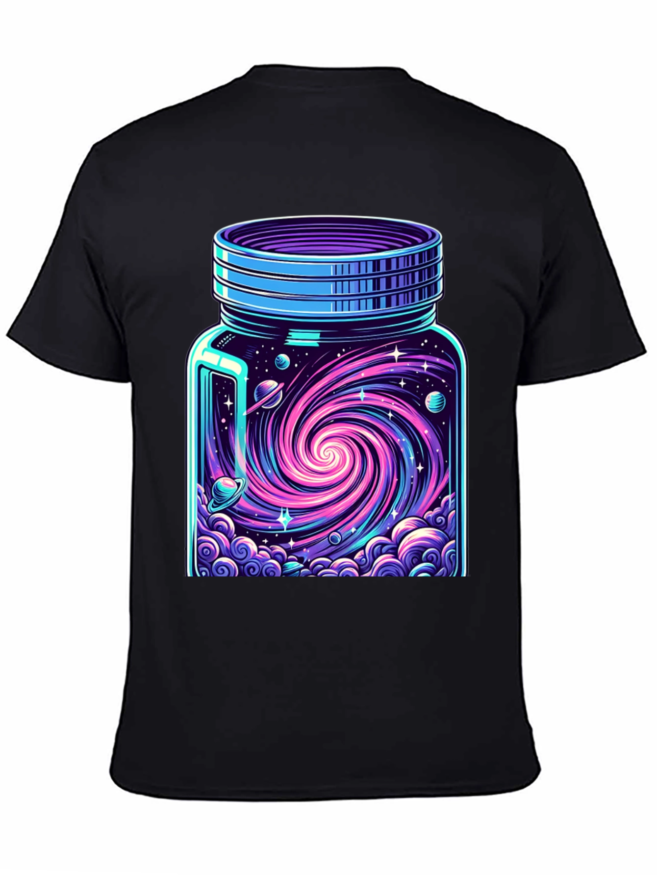 Galaxy in a Jar Graphic Tee - Black