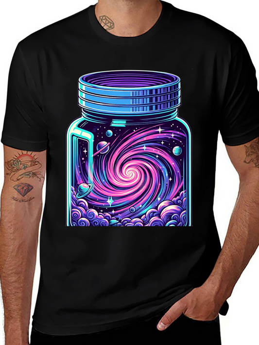 Galaxy in a Jar Graphic Tee - Black
