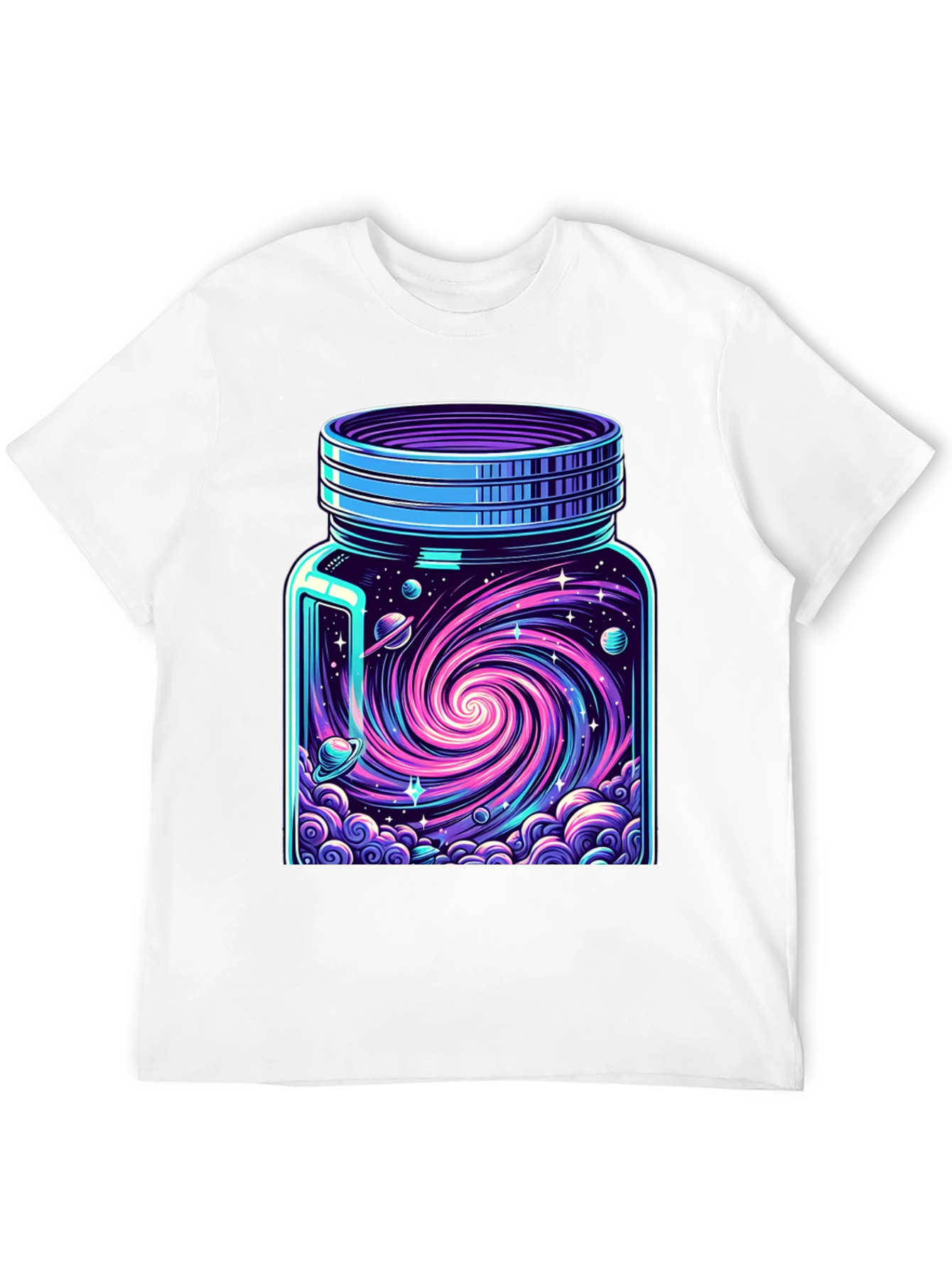 Galaxy in a Jar Graphic Tee - Black