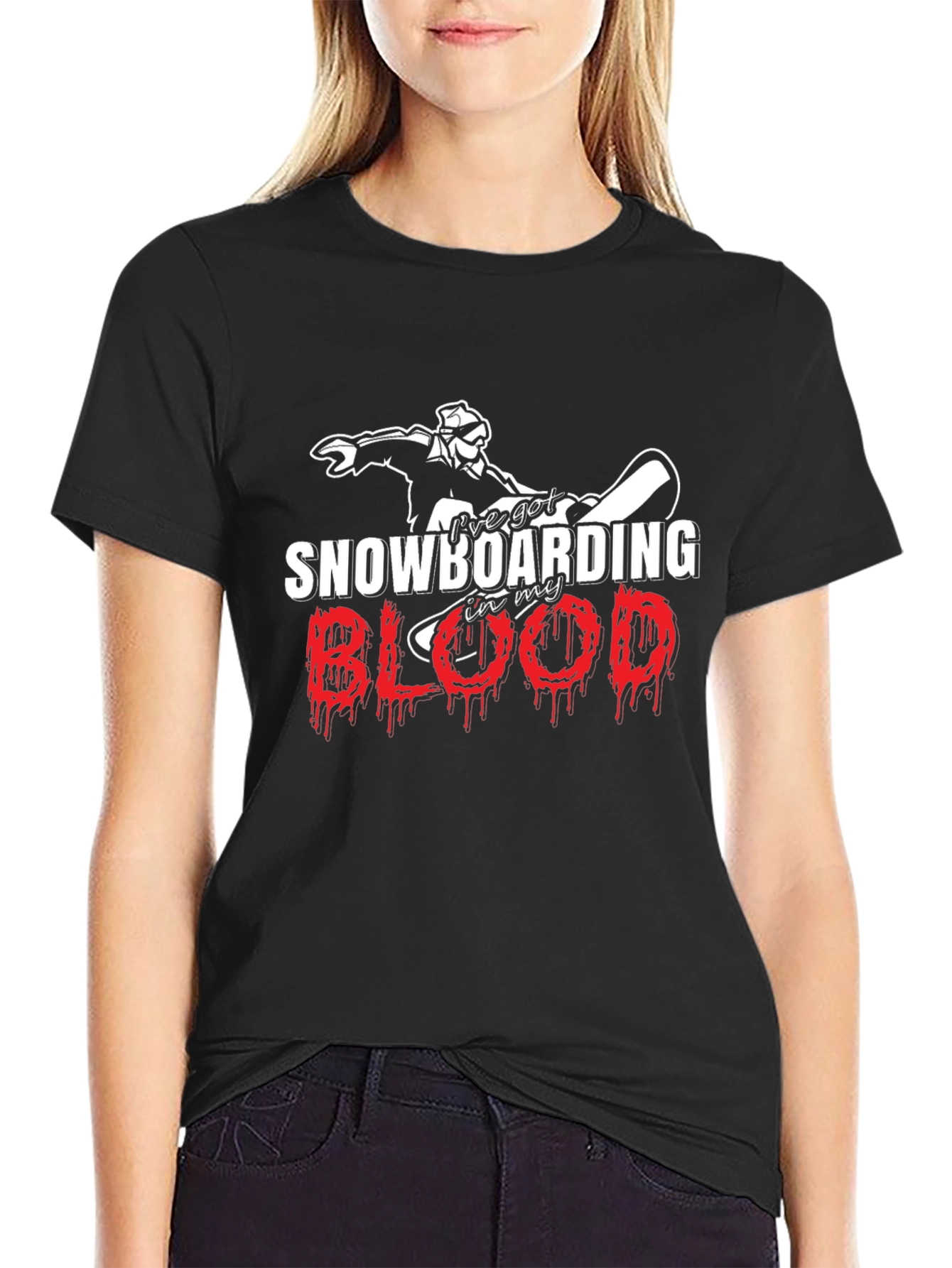 Snowboarding in my Blood T-Shirt