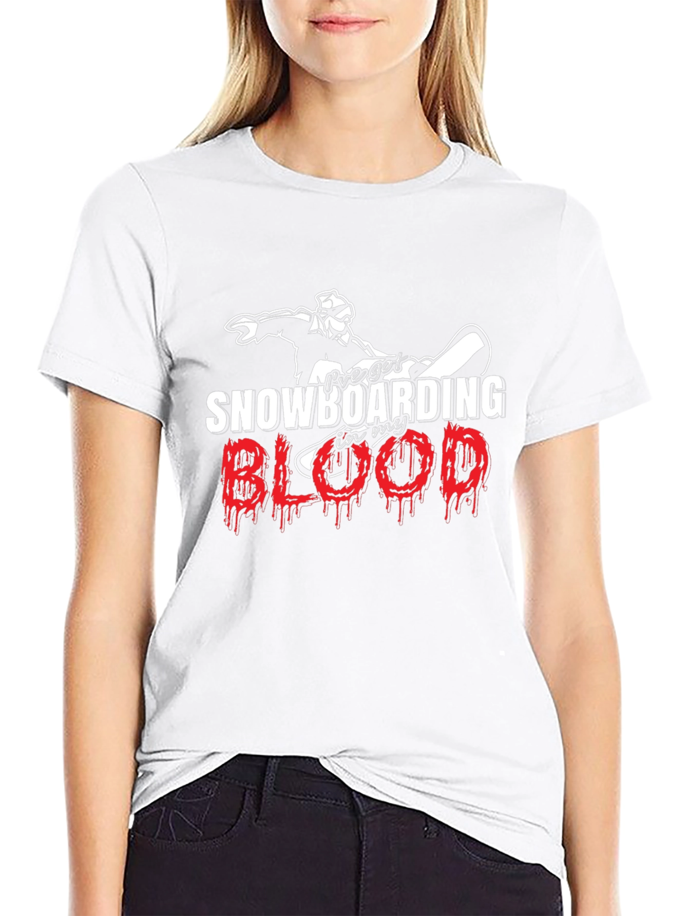 Snowboarding in my Blood T-Shirt
