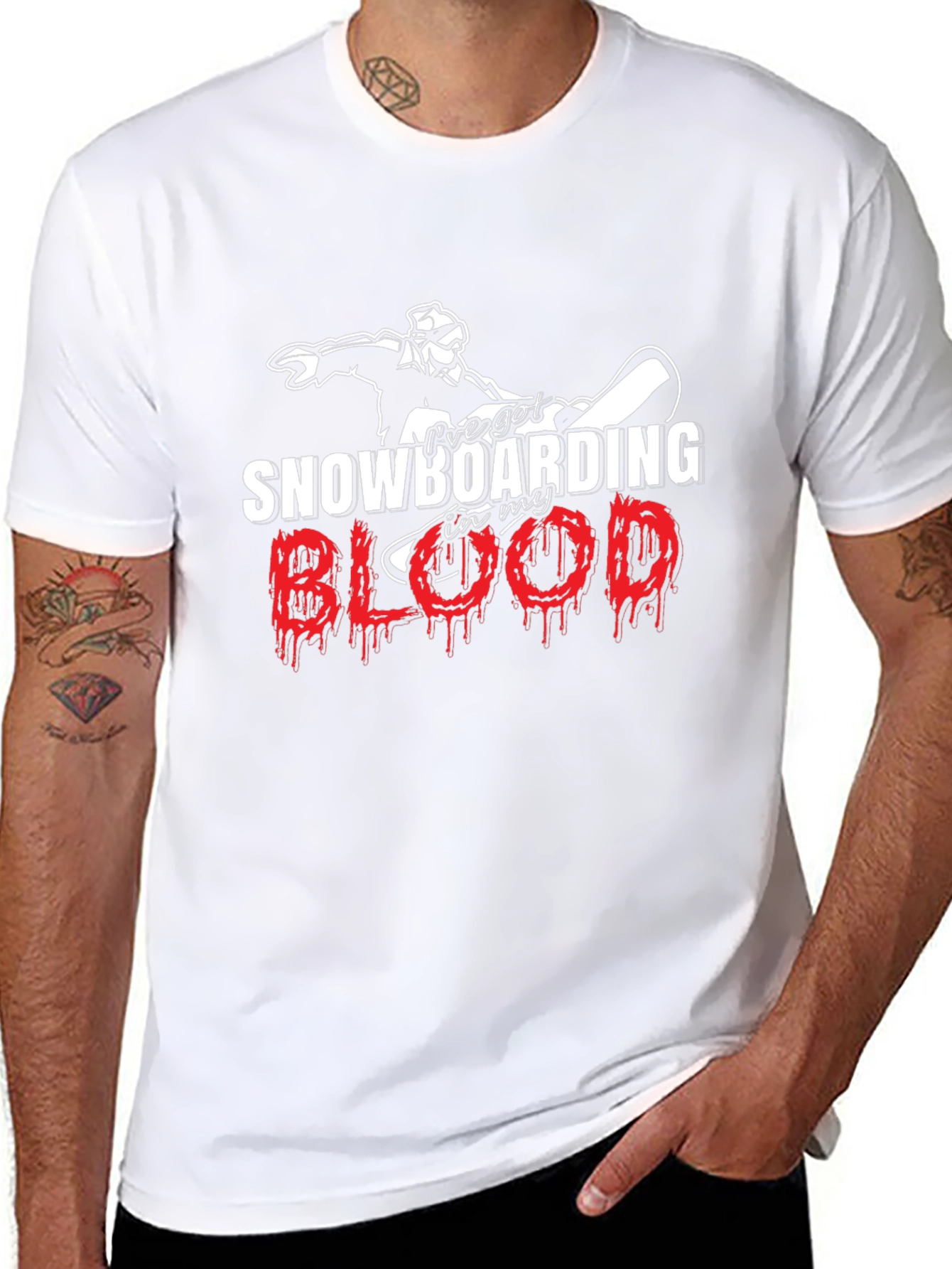 Snowboarding in my Blood T-Shirt