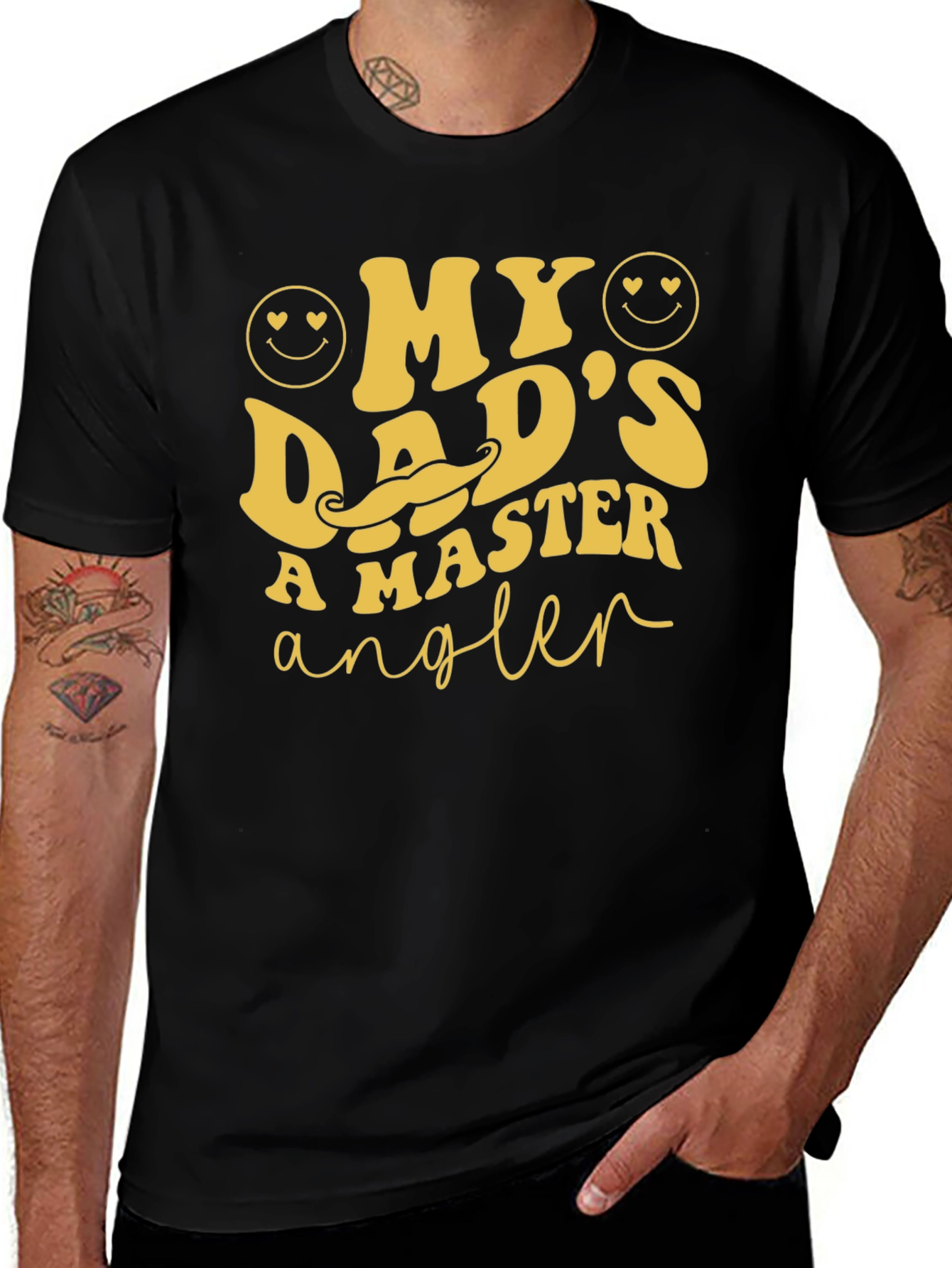 My Dads A Master Angler Graphic Tee