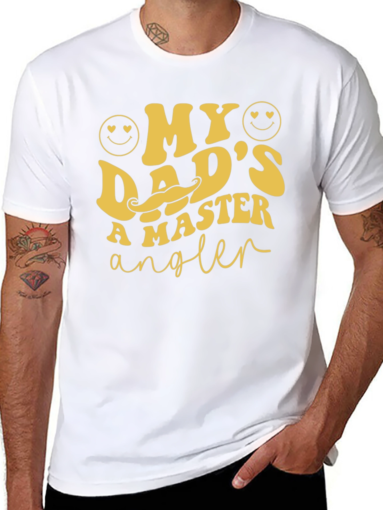 My Dads A Master Angler Graphic Tee