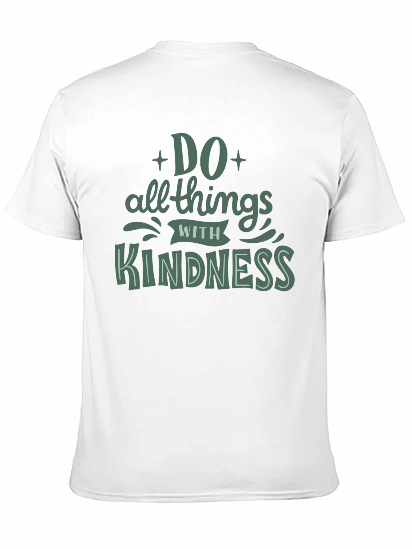 Do All Things With Kindness Black Graphic Tee