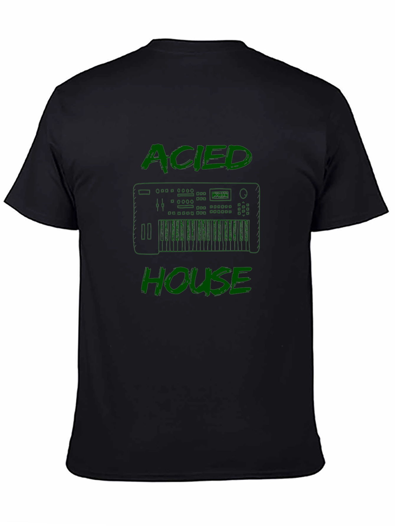 Acid House Music T-Shirt - Keyboard Graphic Tee