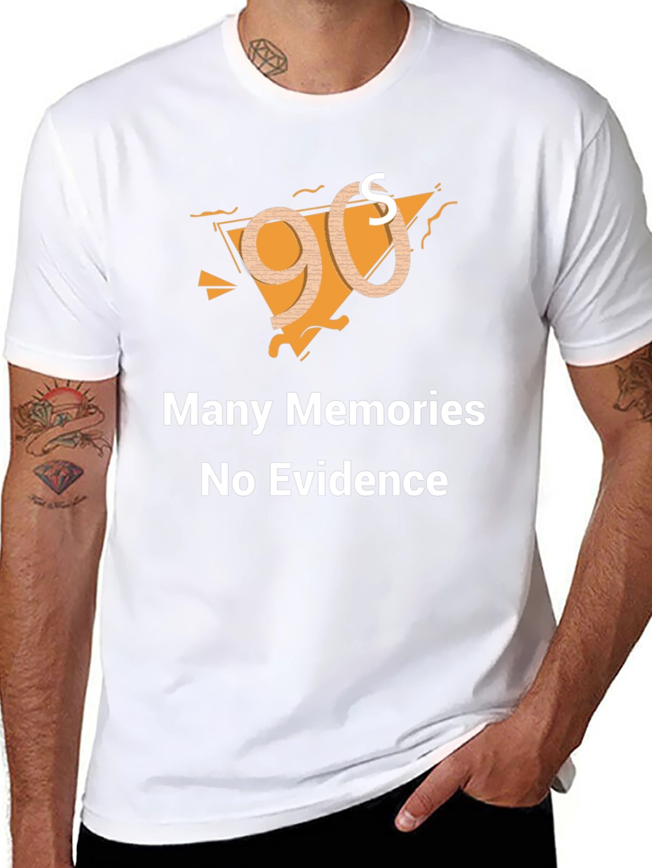 Funny 90s Memories Black T-Shirt