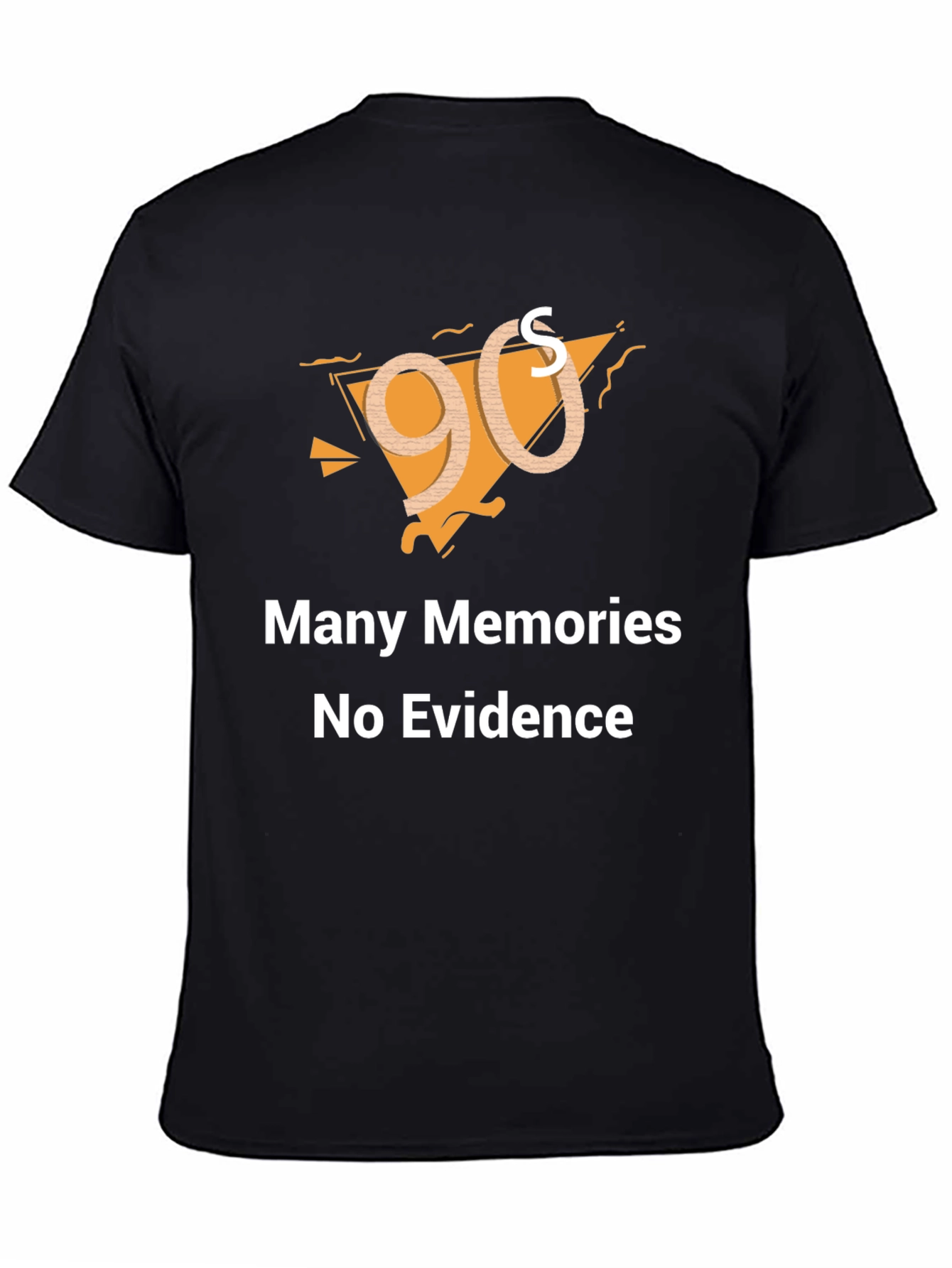 Funny 90s Memories Black T-Shirt