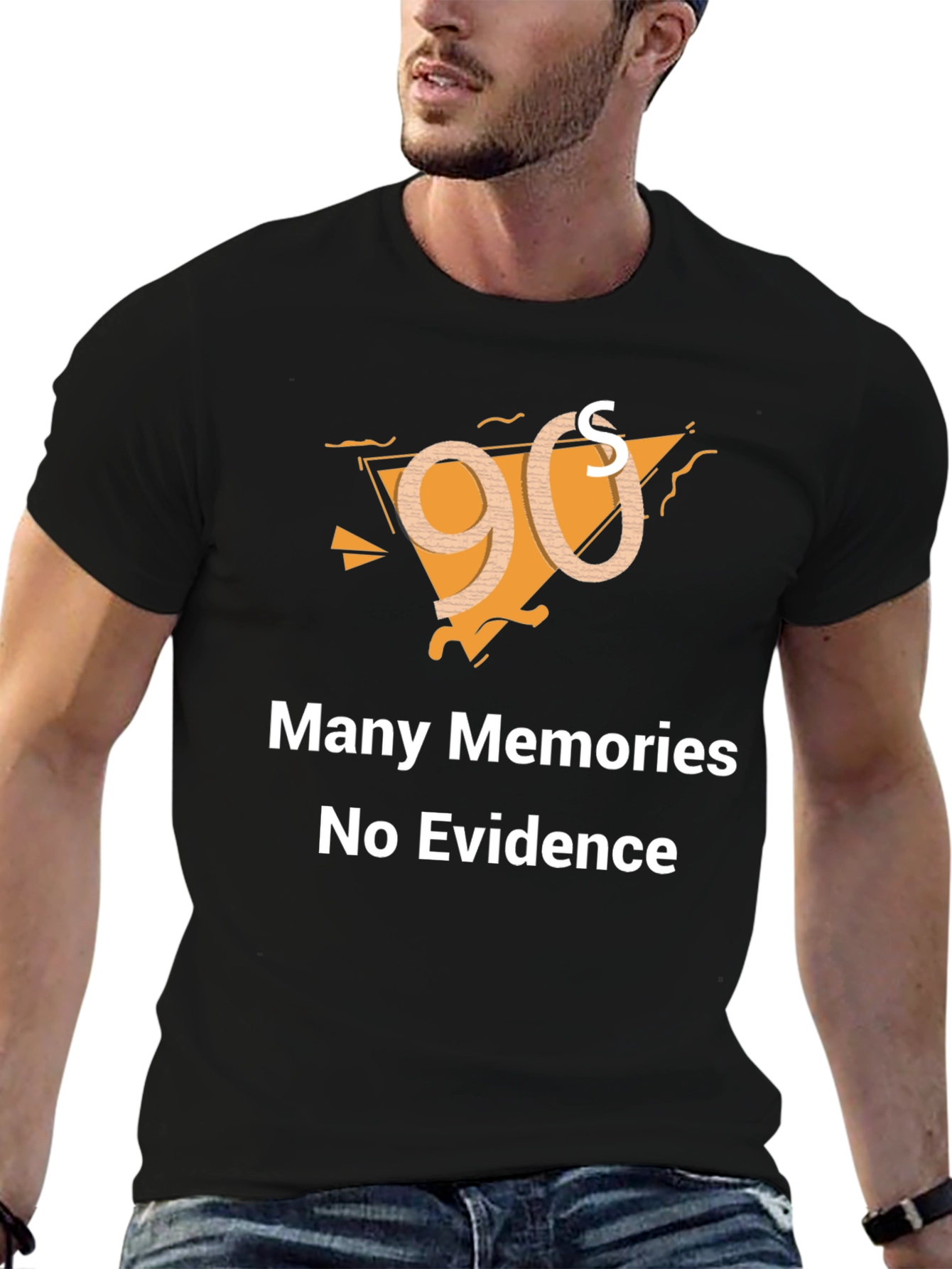 Funny 90s Memories Black T-Shirt