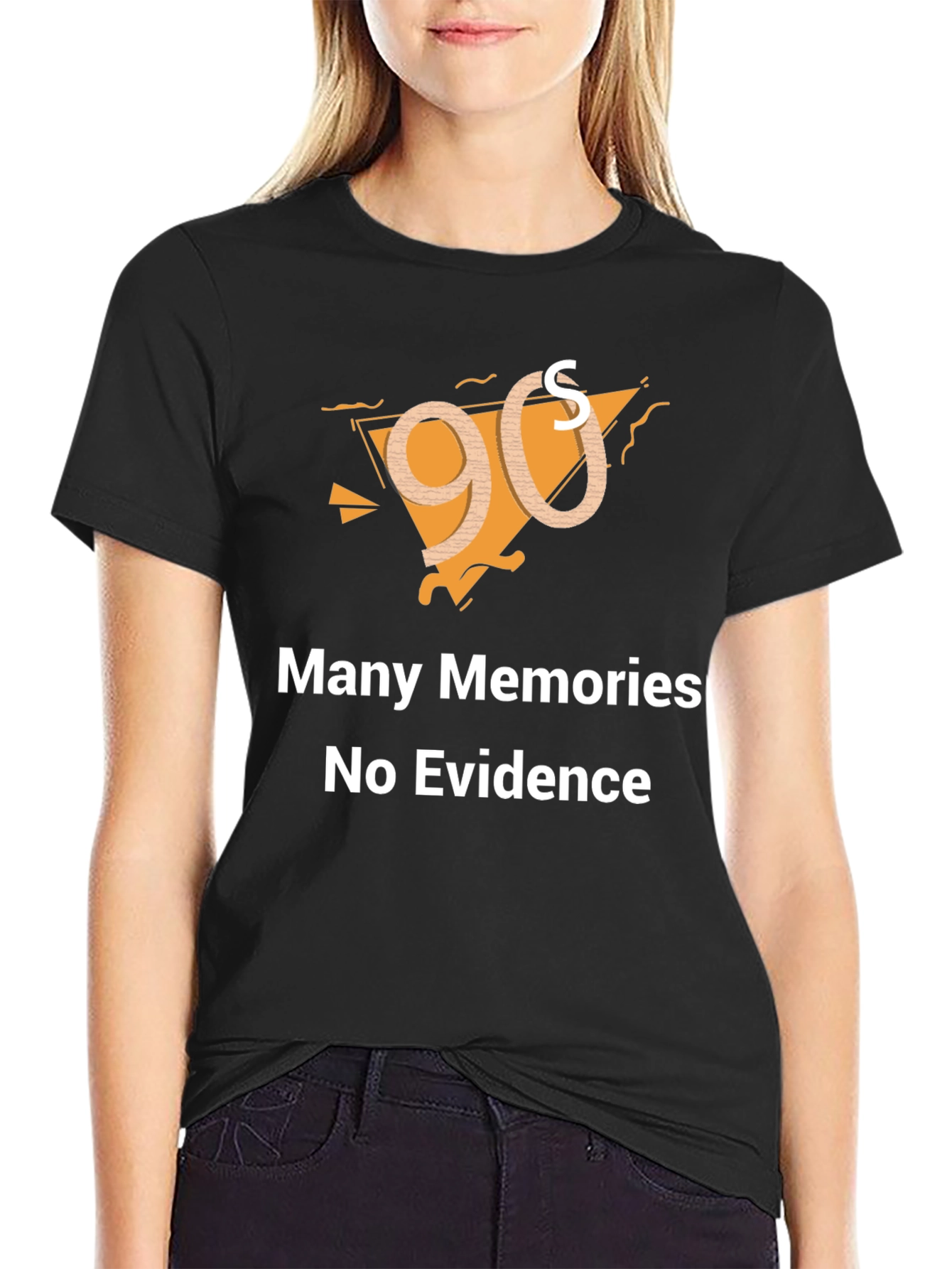 Funny 90s Memories Black T-Shirt