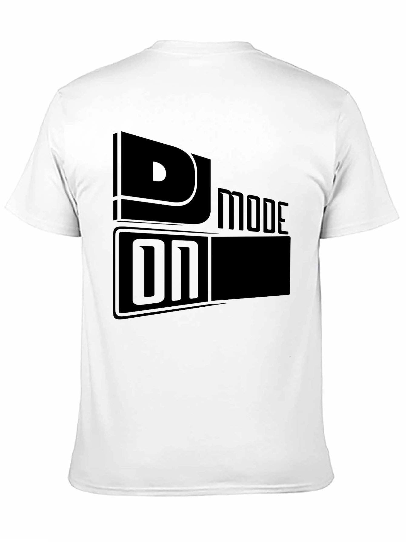 DJ Mode On Black Graphic T-Shirt