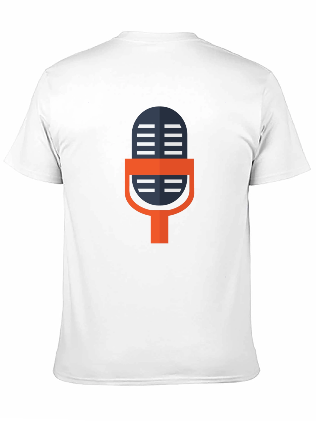 Retro Microphone Graphic Tee - Black Unisex T-Shirt