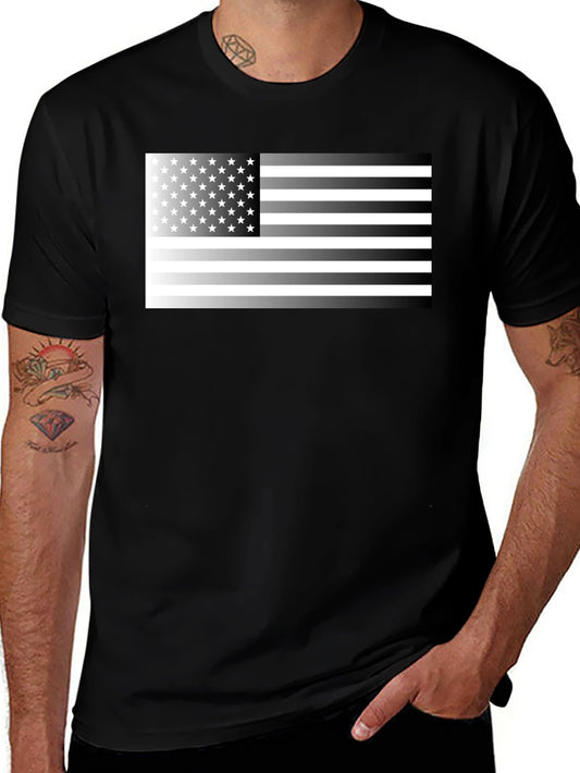 American Flag Distressed Graphic Tee