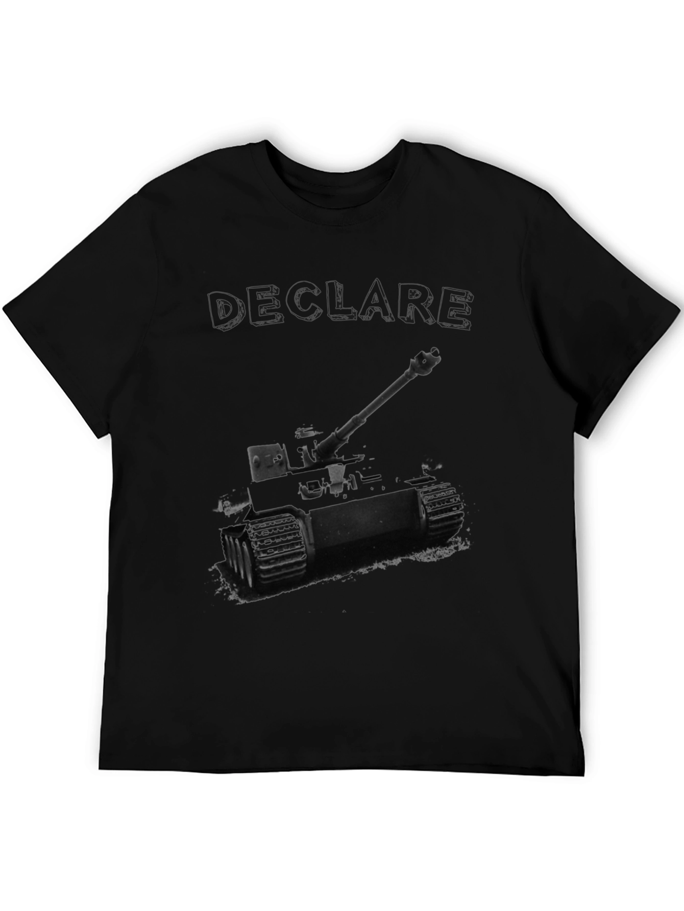 Tank Graphic T-Shirt - Black
