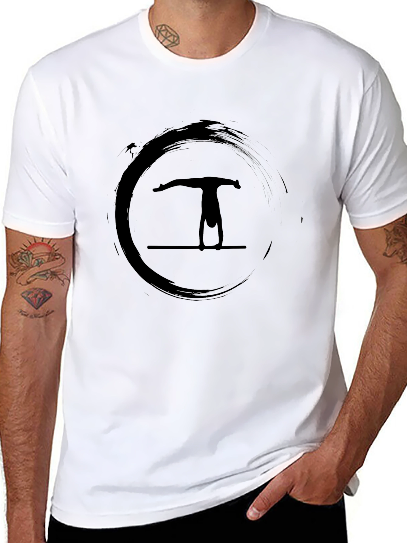 Zen Gymnast Black T-Shirt