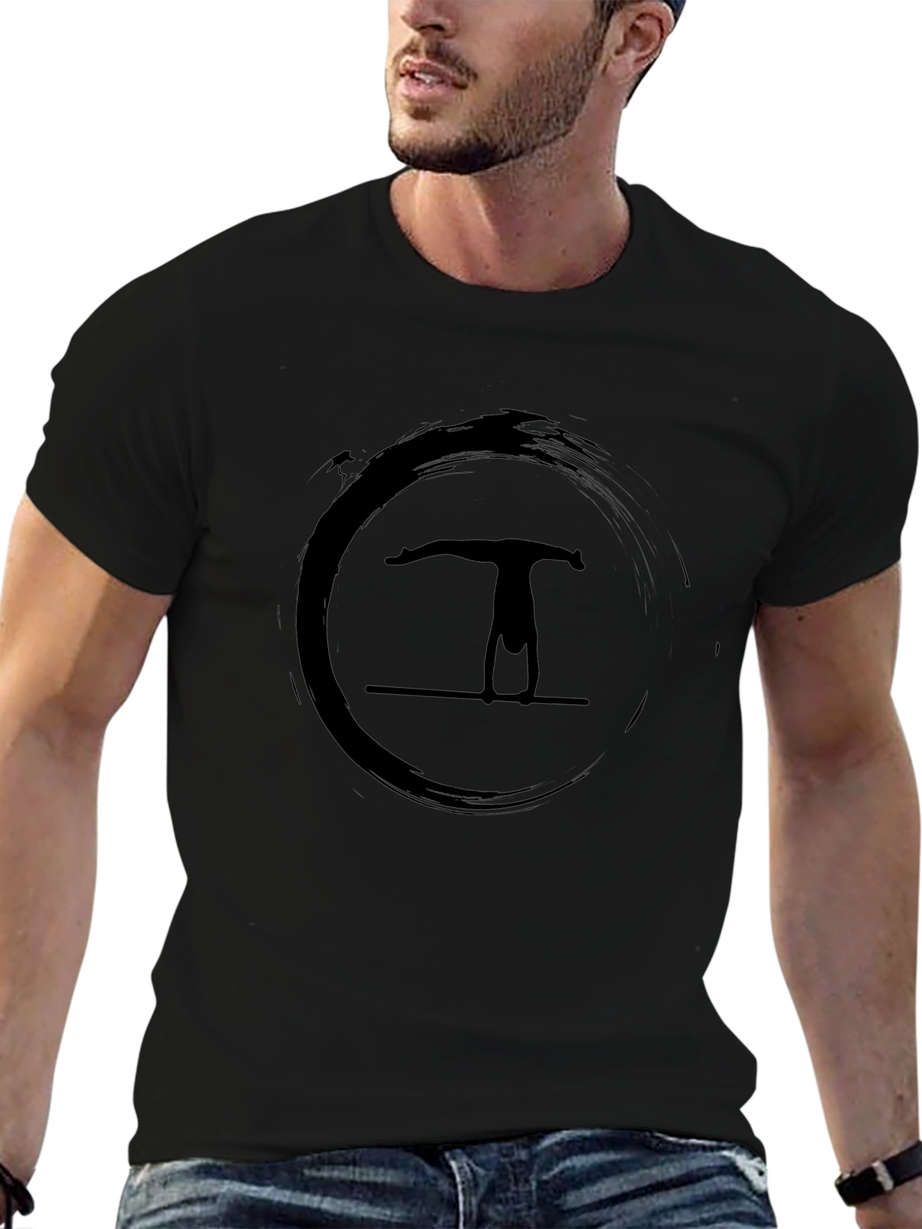 Zen Gymnast Black T-Shirt