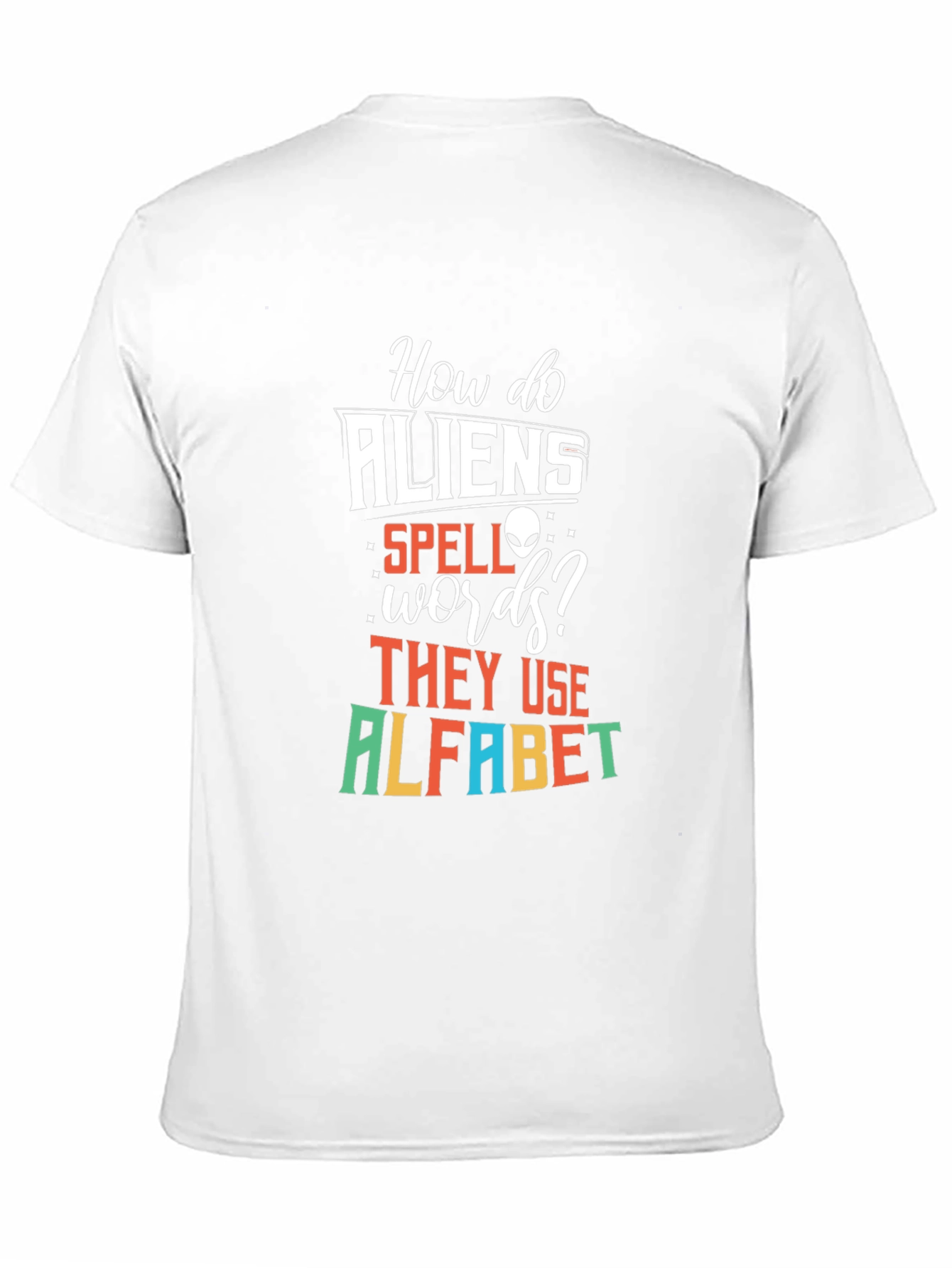 Funny Alien Alphabet T-Shirt