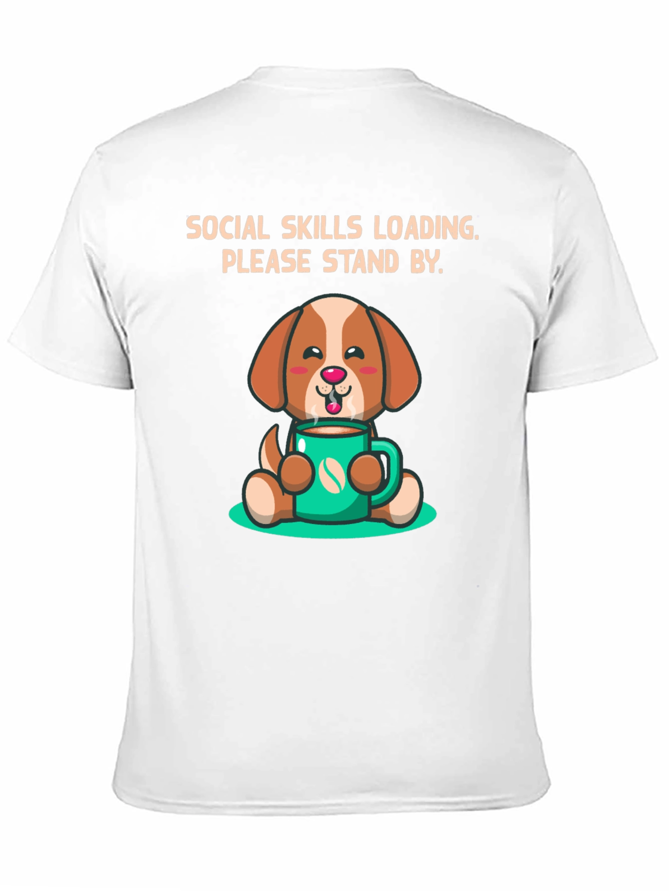 Social Skills Loading Dog T-Shirt