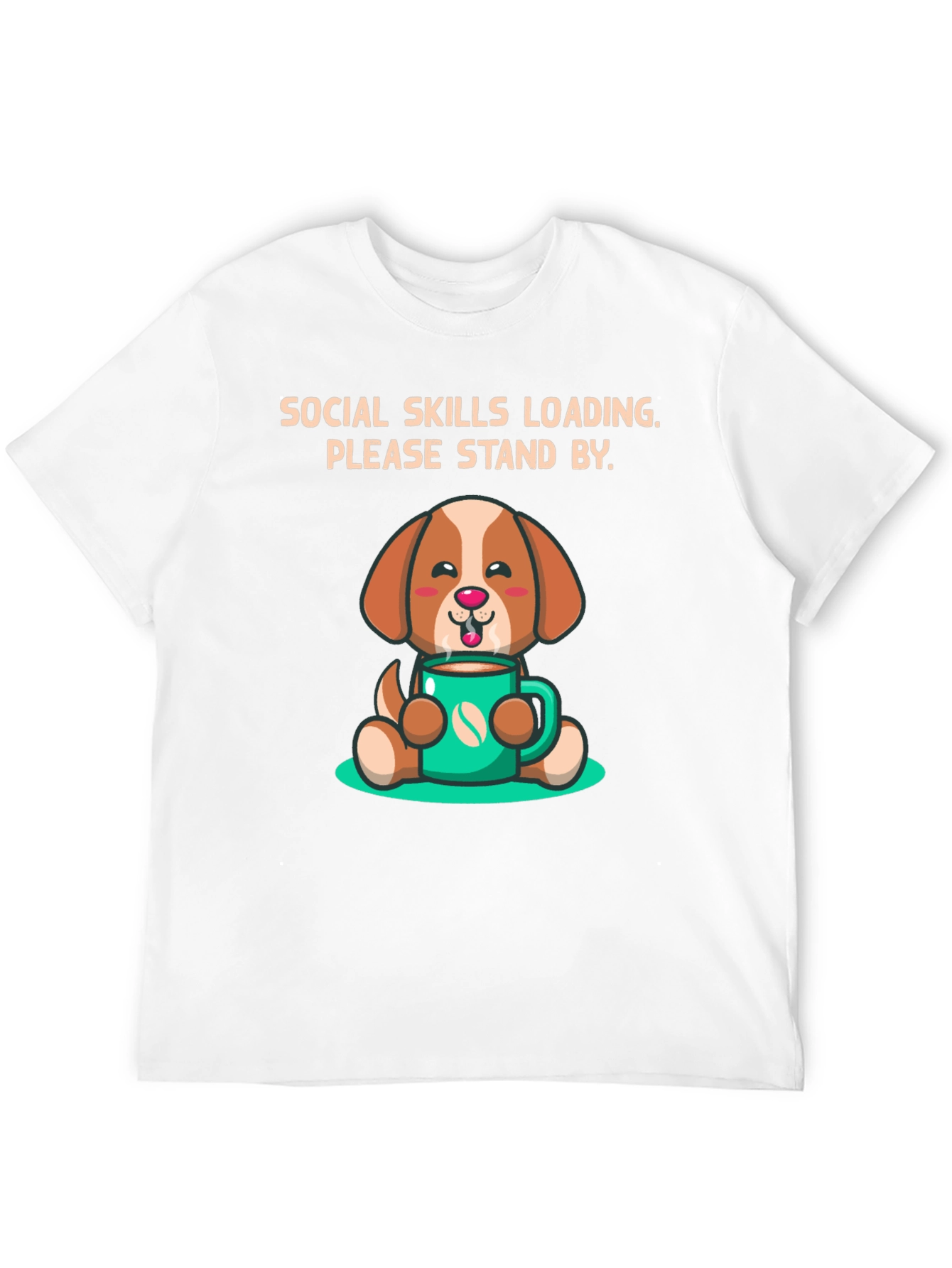 Social Skills Loading Dog T-Shirt