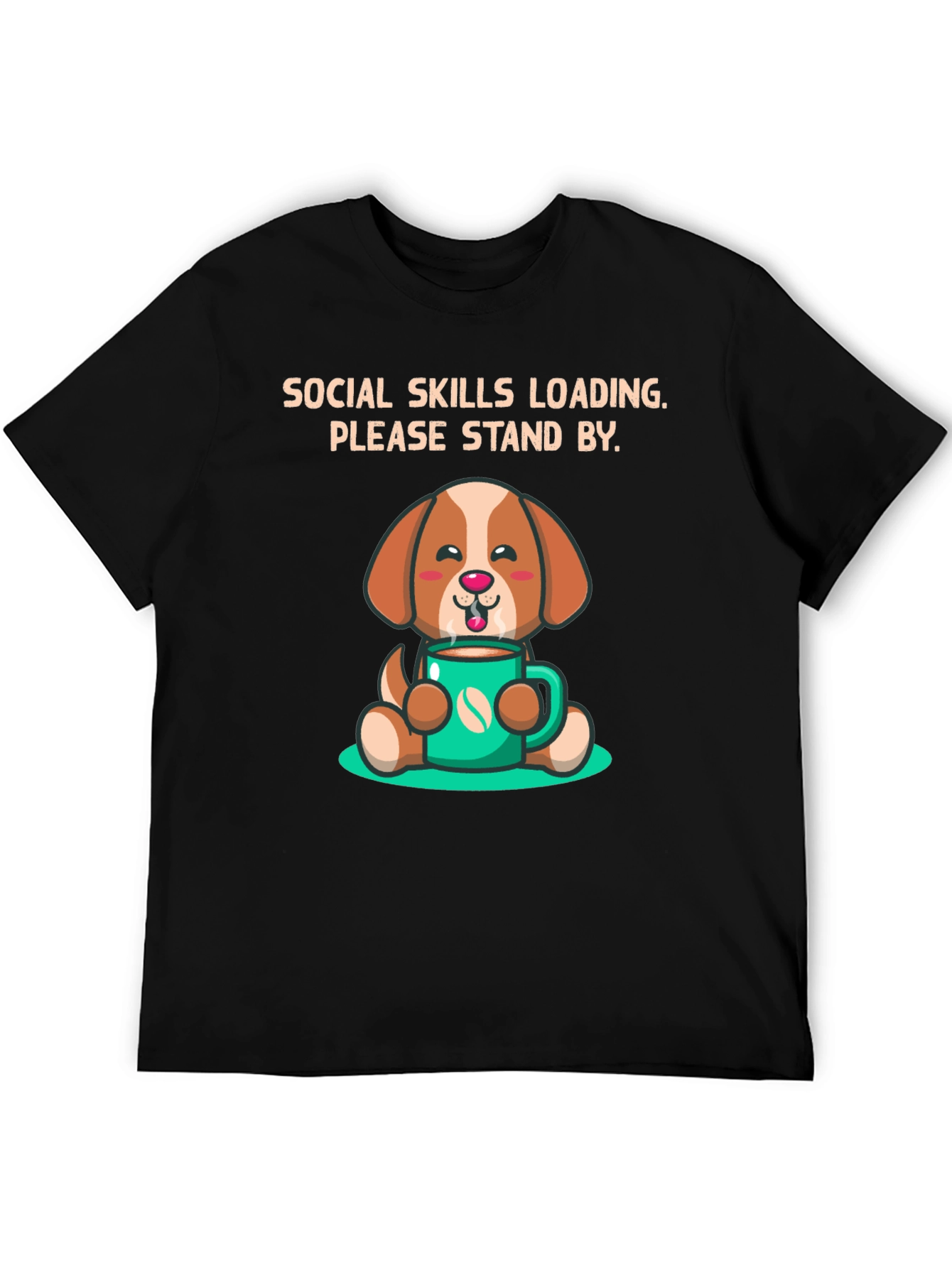 Social Skills Loading Dog T-Shirt