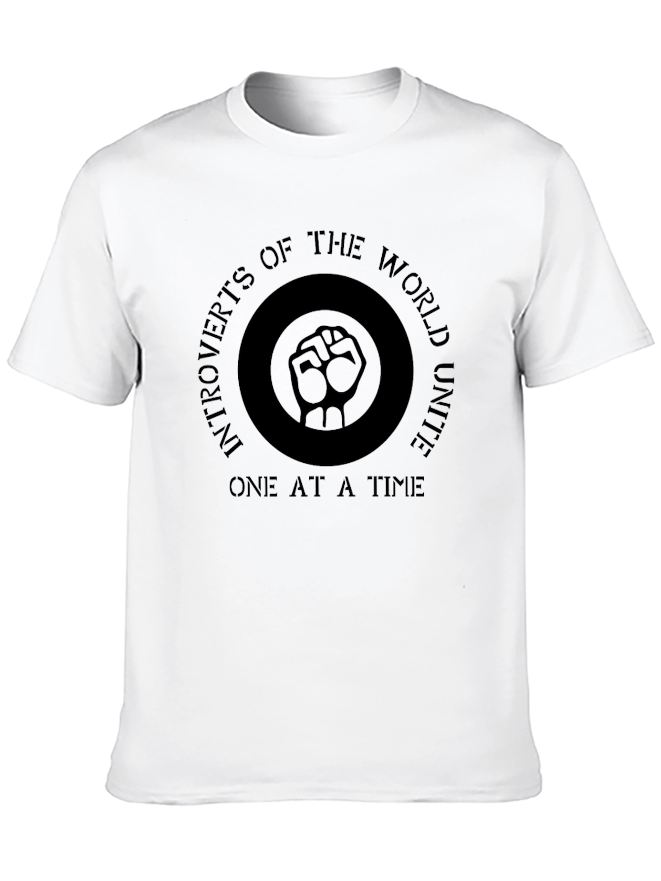 Introverts Unite T-Shirt - Black Graphic Tee